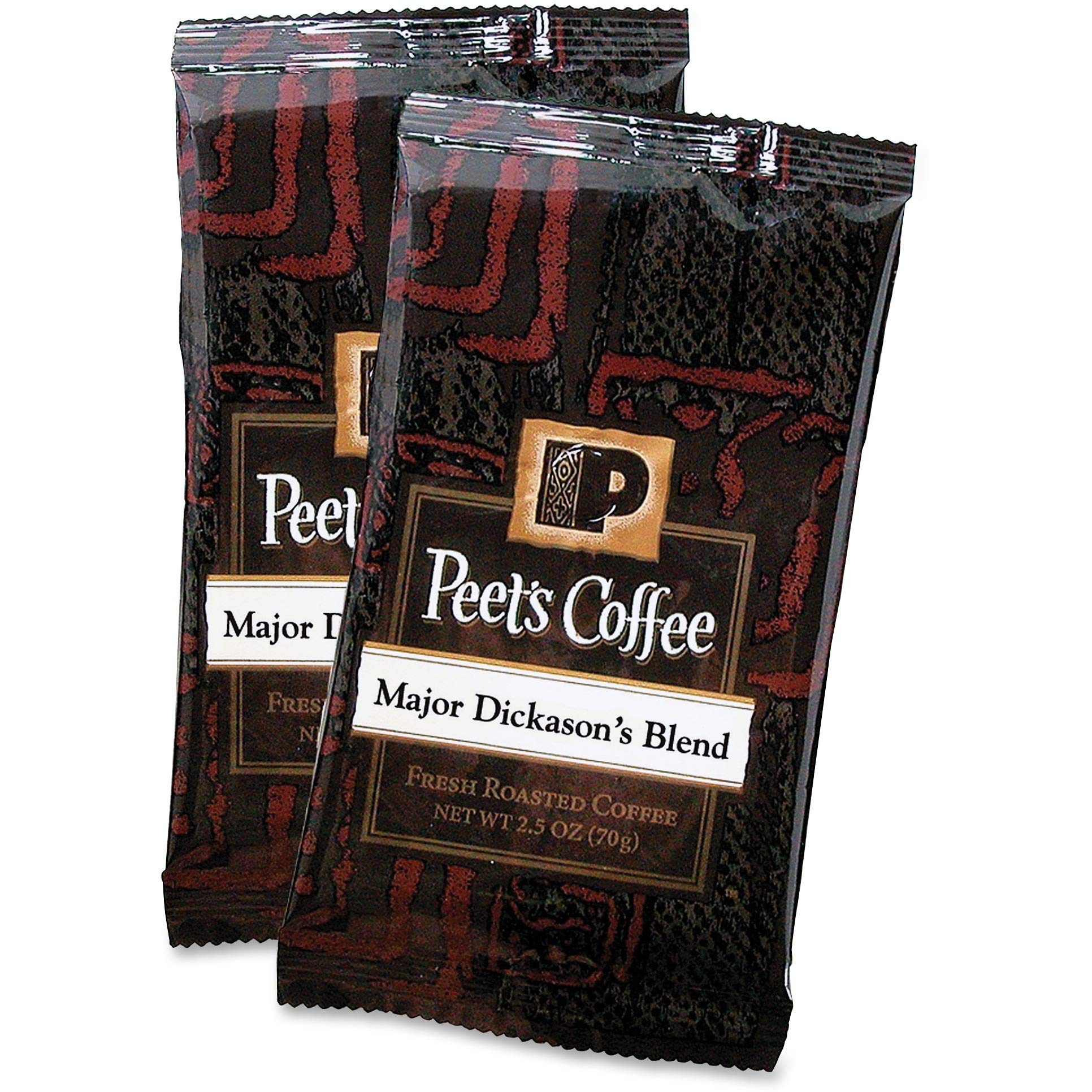 Peet's Coffee & Tea Coffee Portion Packs, Major Dickason's Blend, 2.5 Oz Frack Pack, 18/box