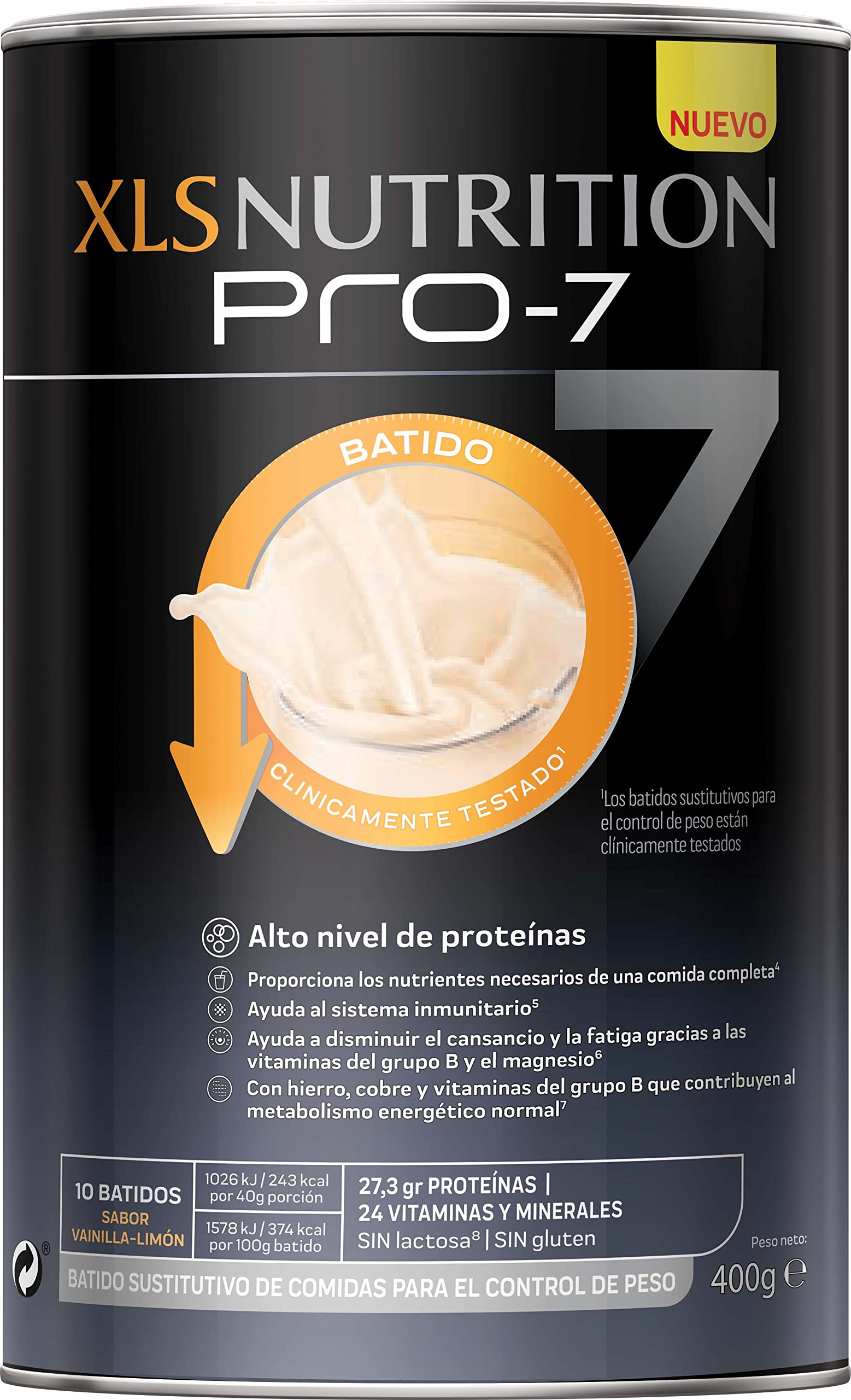 XLS NUTRITION PRO 7 batido 400 gr