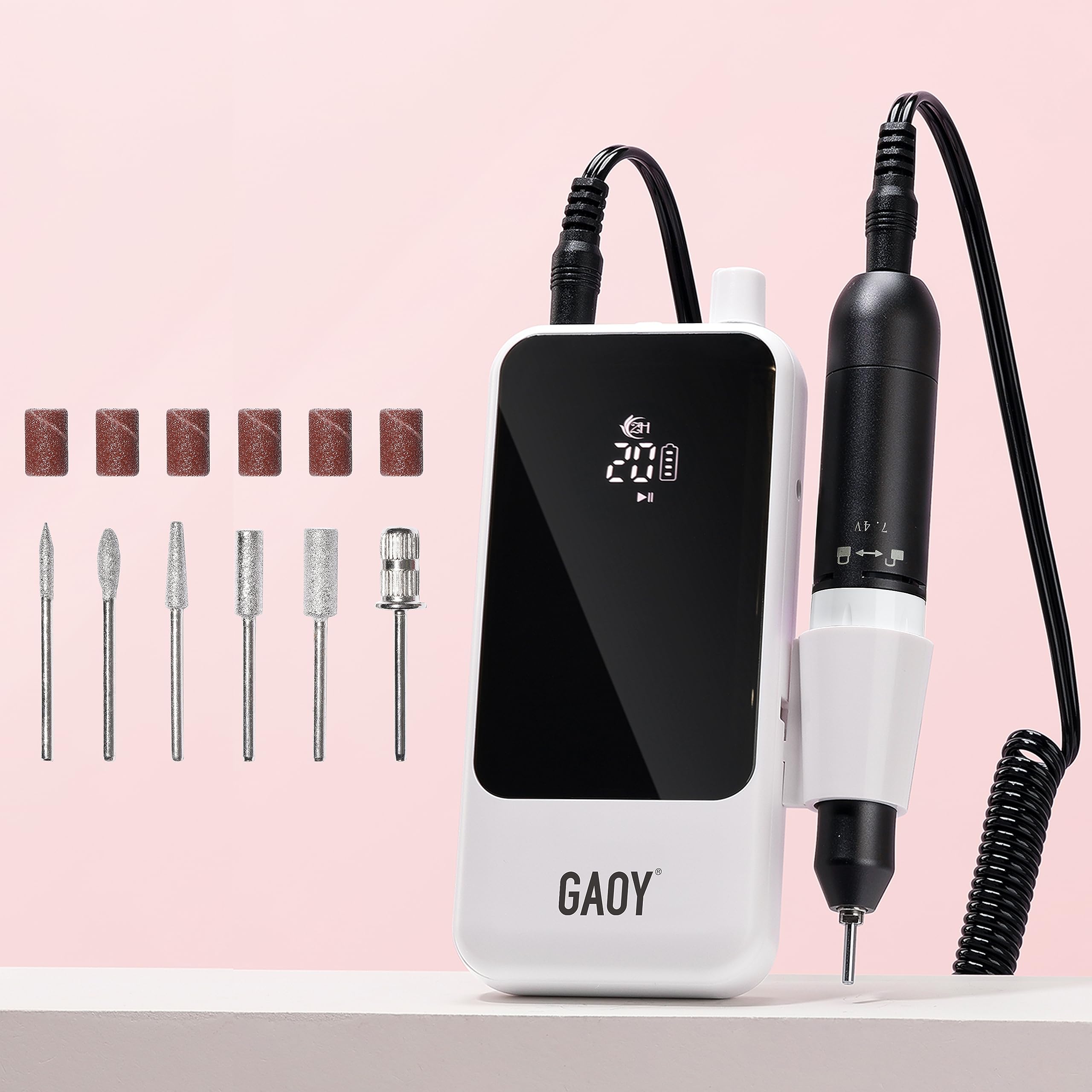 GAOYPortable Electric Nail Drill