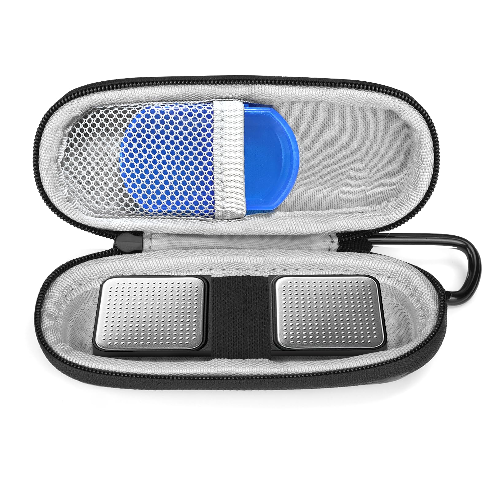 Bjabtan Case for AliveCor Kardia Mobile Heart Monitor, Hard Shell Case for Kardiamobile 6L and Kardia Mobile EKG Device with Pill Box, Heart Monitor EKG Travel Carrying Case