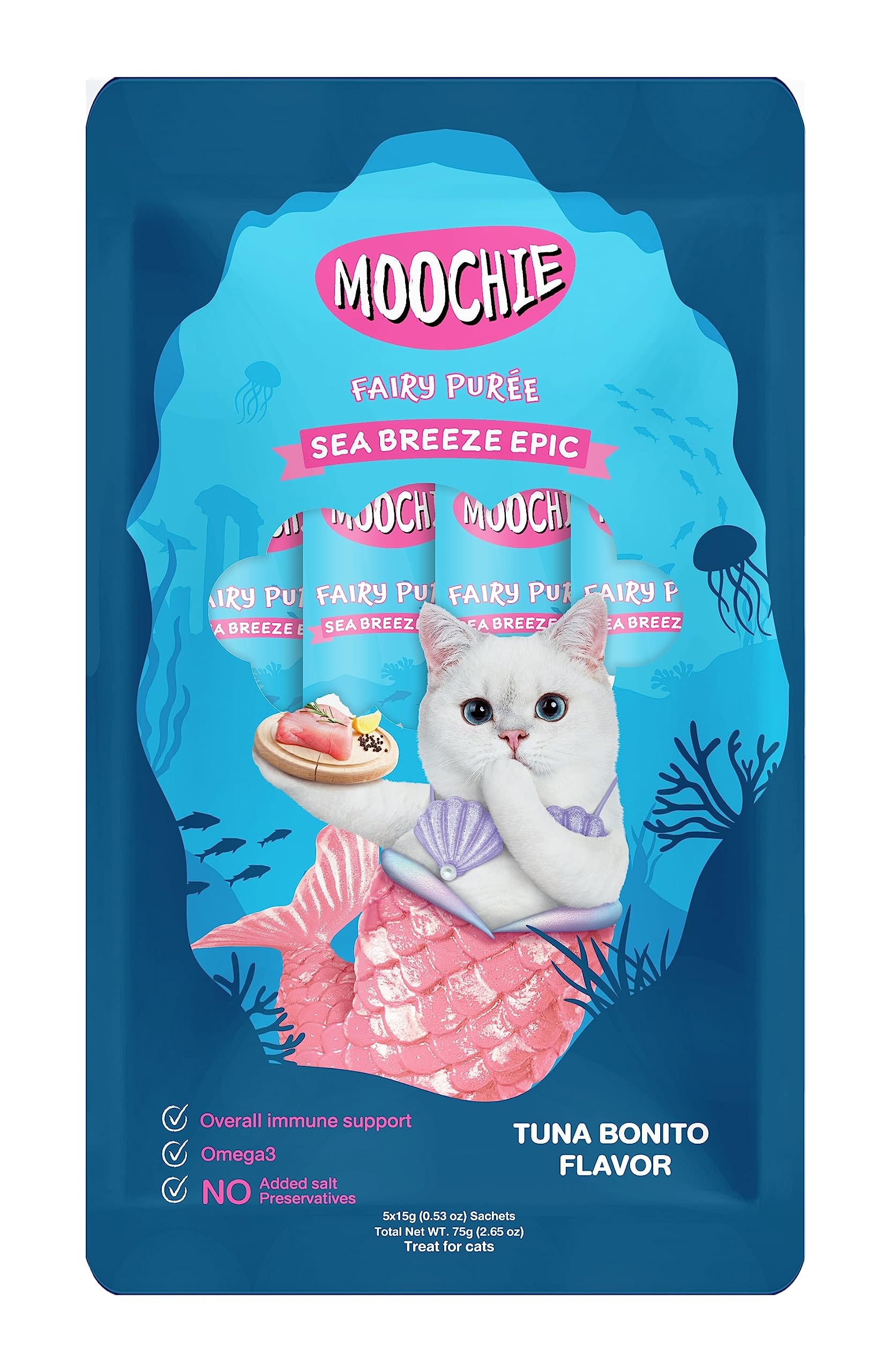 Moochie Sea Breeze Epic Tuna Bonito Flavor 15G Pouch