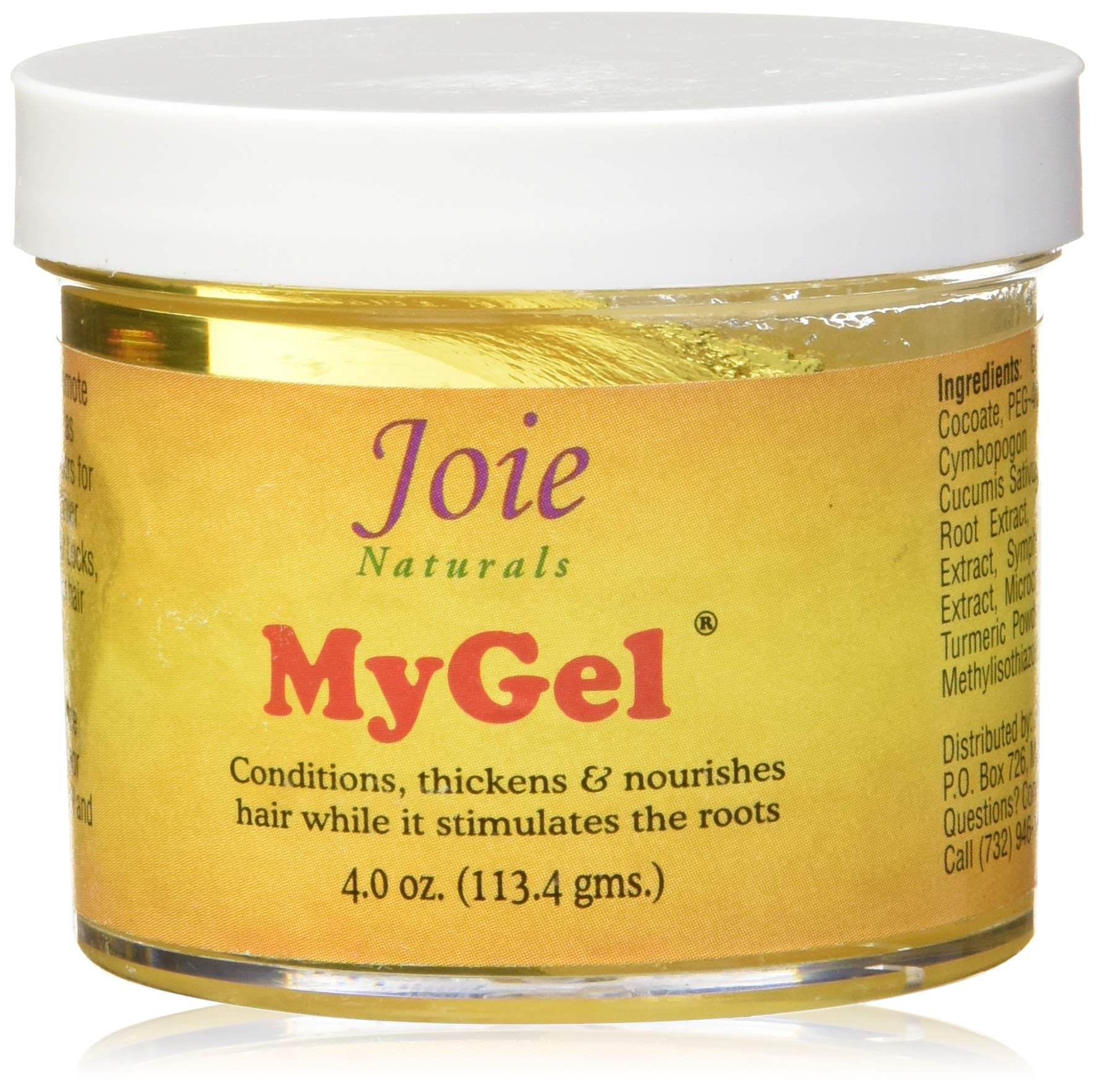 LUBEXJoie Naturals MyGel Hair Styling Gel, 4 ounces