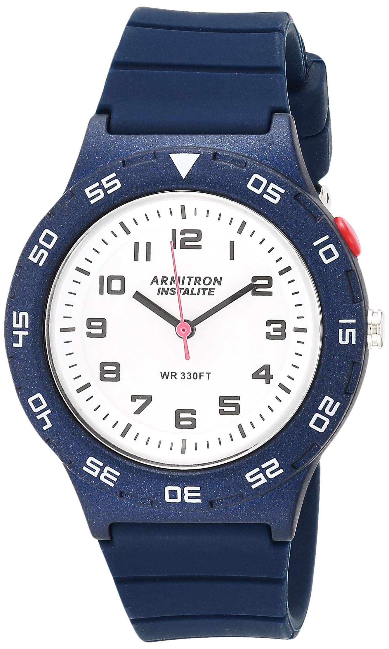 Armitron Sport Unisex Easy to Read Silicone Strap Watch, 25/6443