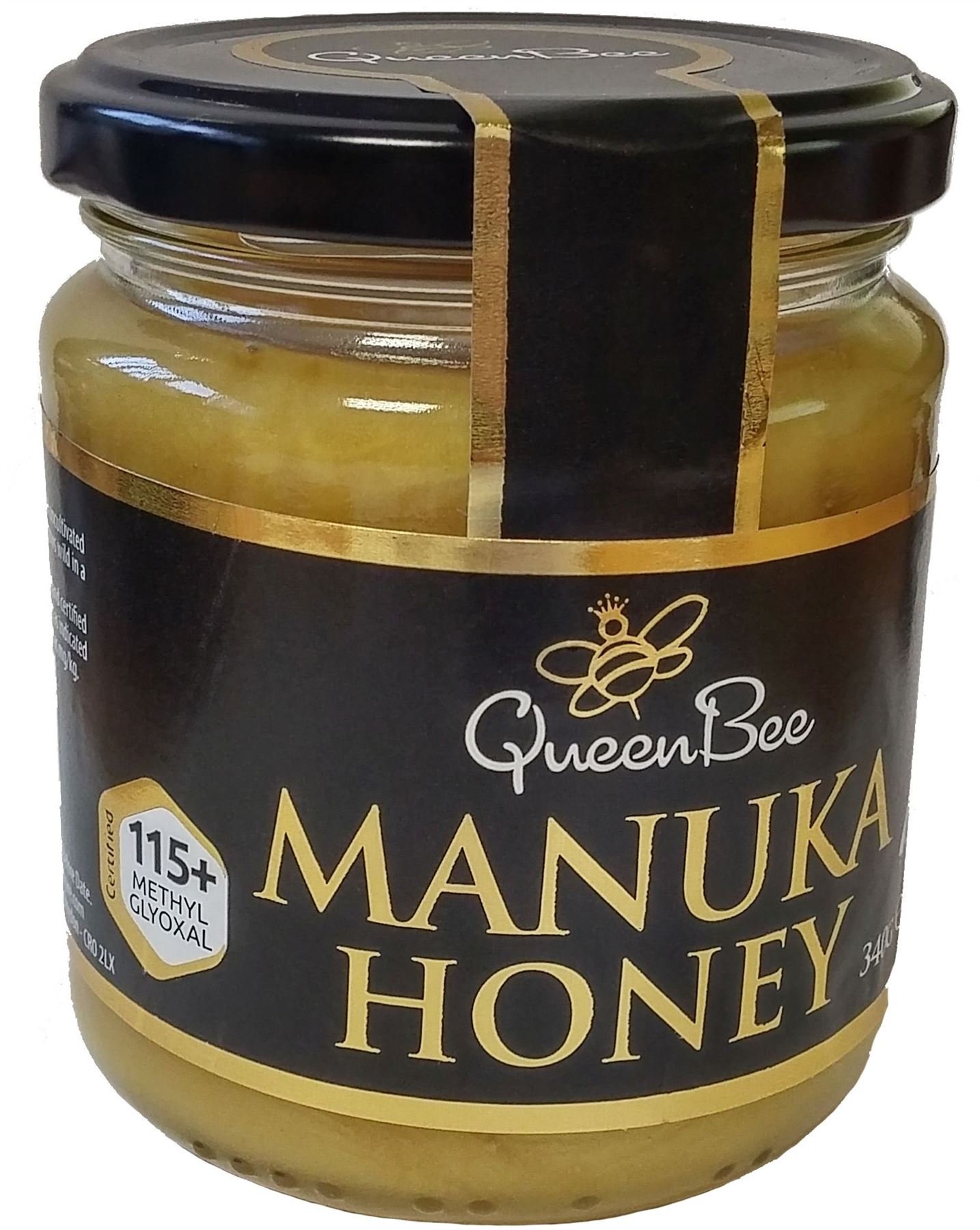 Queen Bee Manuka Honey 115+ Methylglyoxal 340g