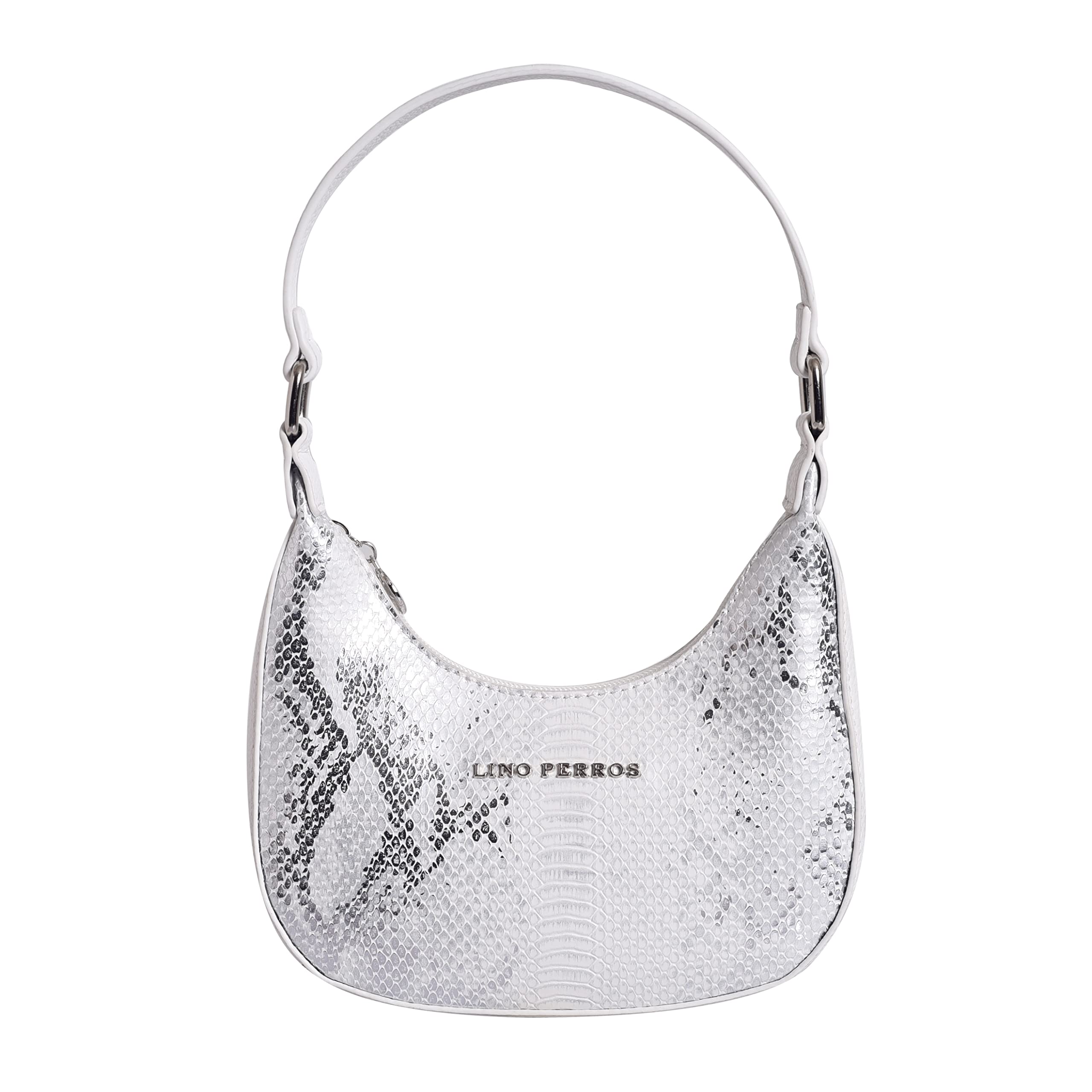 Lino Perros women fancy white handbag