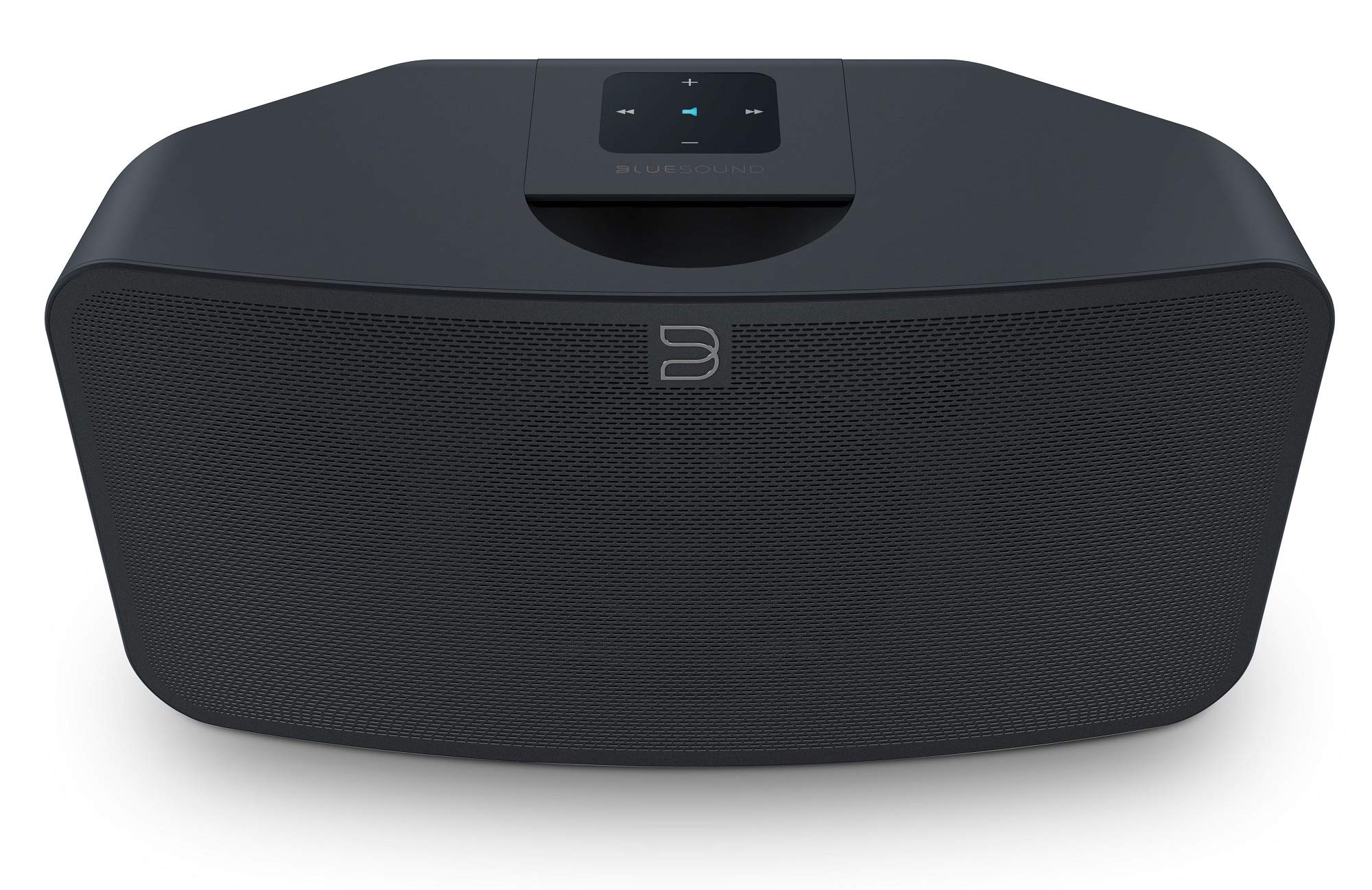 BluesoundPulse Mini 2i Compact Wireless Multi-Room Smart Speaker with Bluetooth - Black - Works with Alexa and Siri