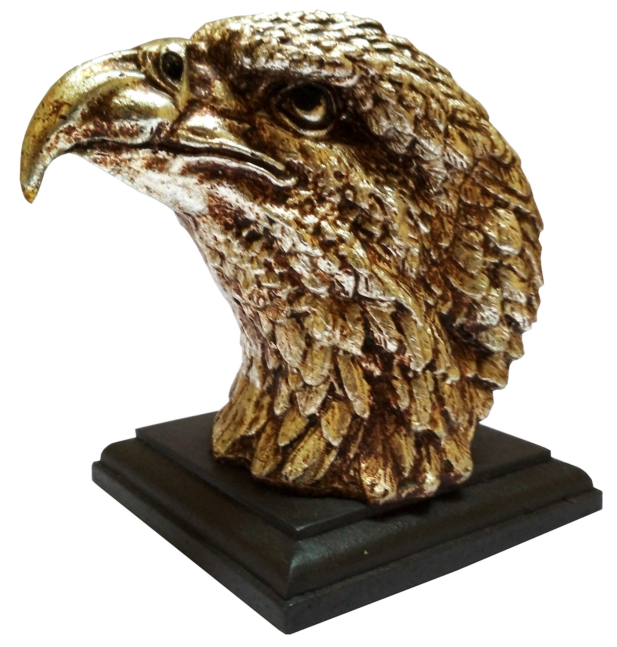 Purpledip Resin Showpiece Majestic Eagle Hawk: Decor Statue (11649)