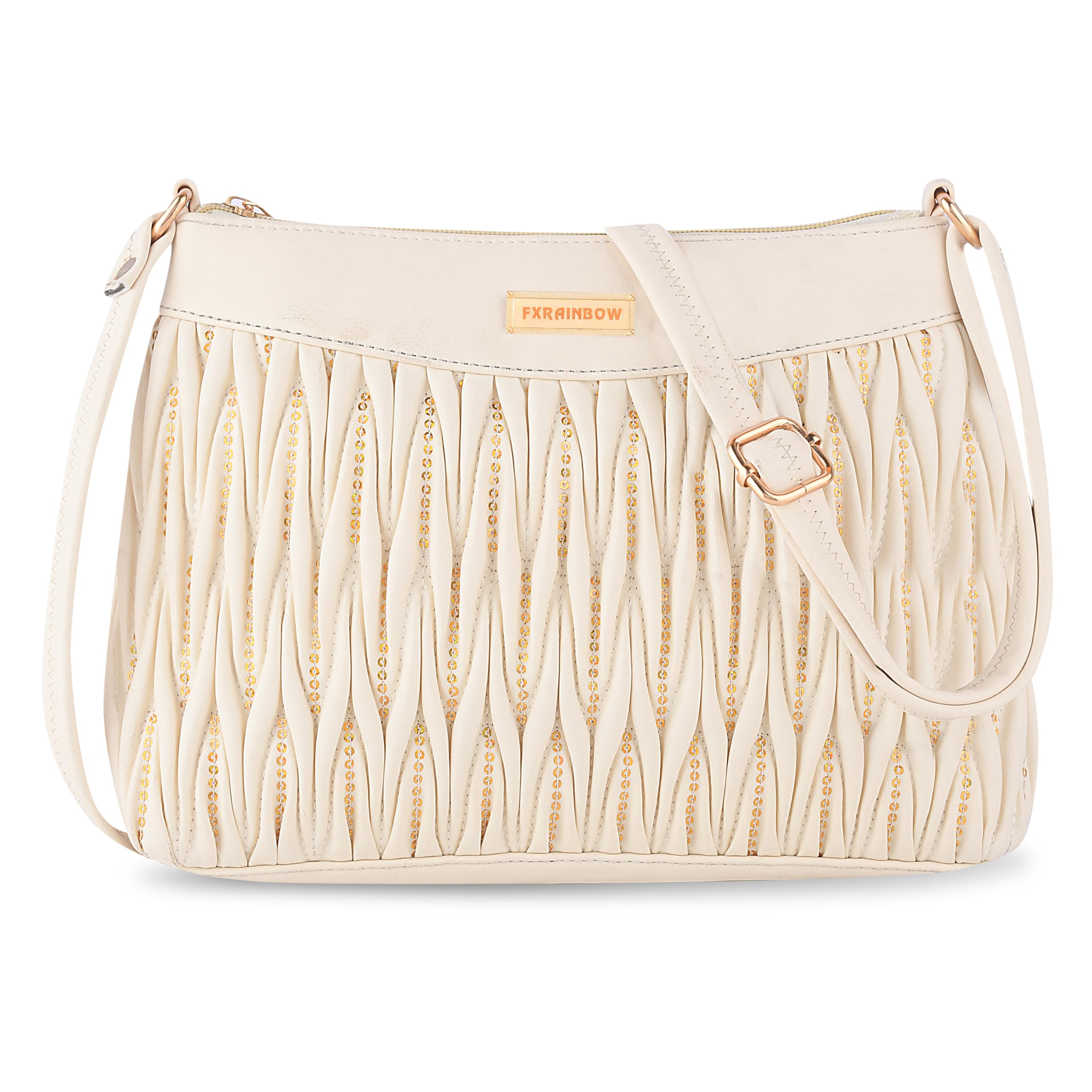 FXR FXRAINBOW Beige Sling Bag SLING BAGS