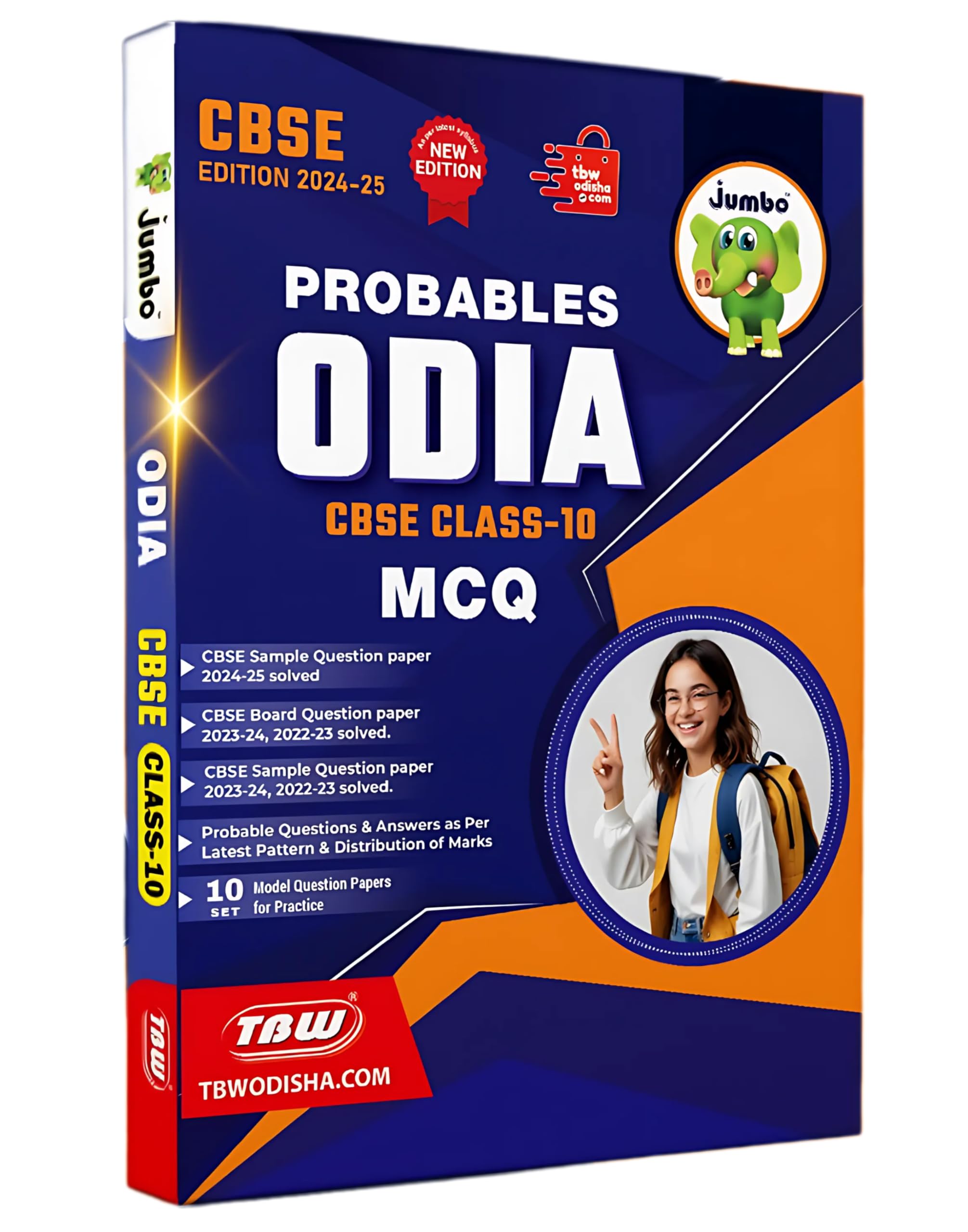 TBW ODIA PROBABLES CBSE CLASS-10 JUMBO MCQ NEW EDITION 2025