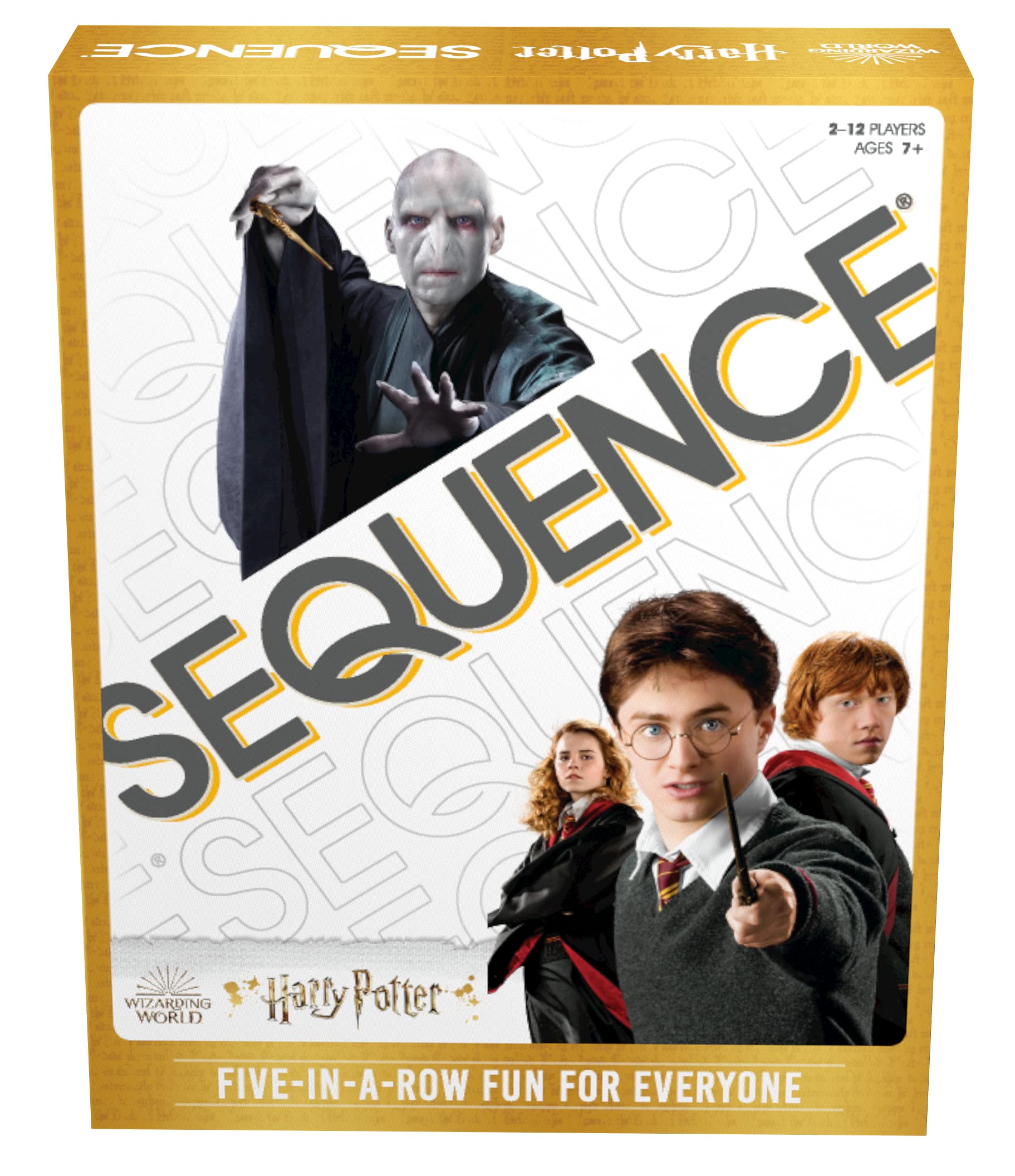 Goliath Harry Potter Sequence Board Game - Five-In-A-Row Fun For Everyone - Featuring Witches And Wizards From Harry Potter