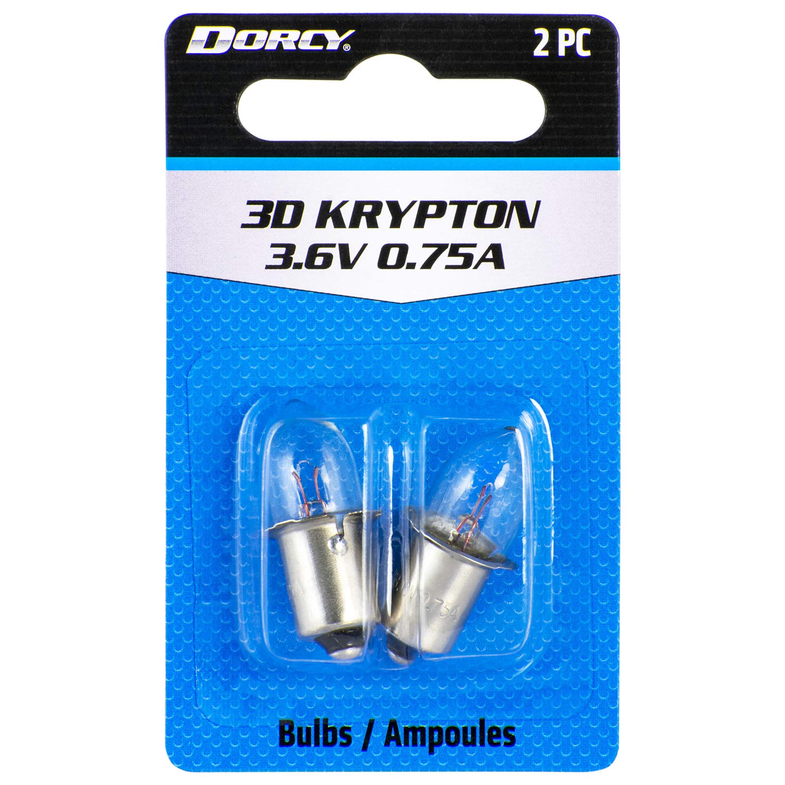 Dorcy3D-3.6-Volt, 0.75A Flange Base Krypton Replacement Bulb, 2-Pack (41-1661) , Silver