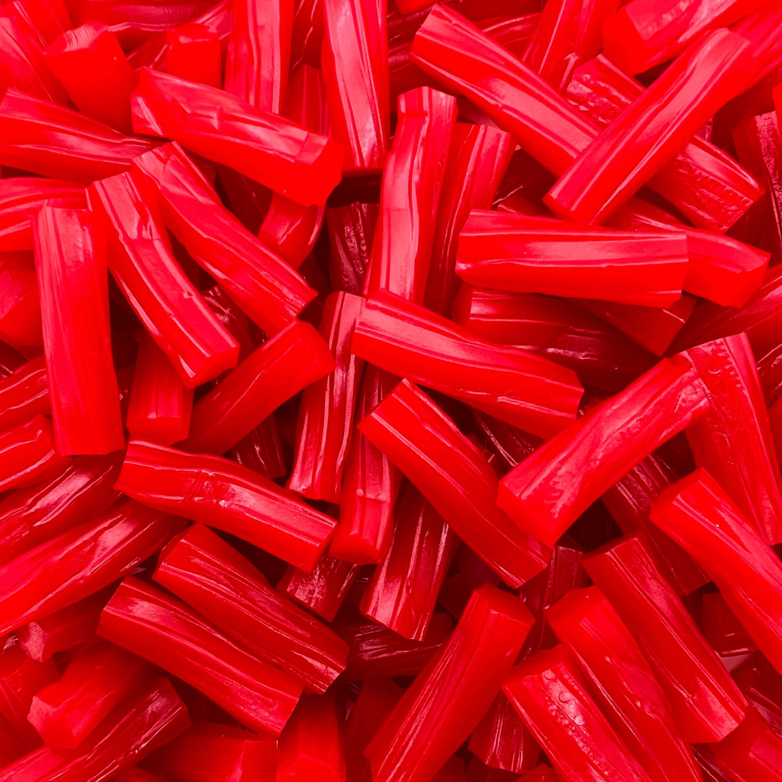 Red Licorice Strawberry Twists Candy, Old-Fashioned Delight with Rich Licorice Flavor, 2-Pound Pack