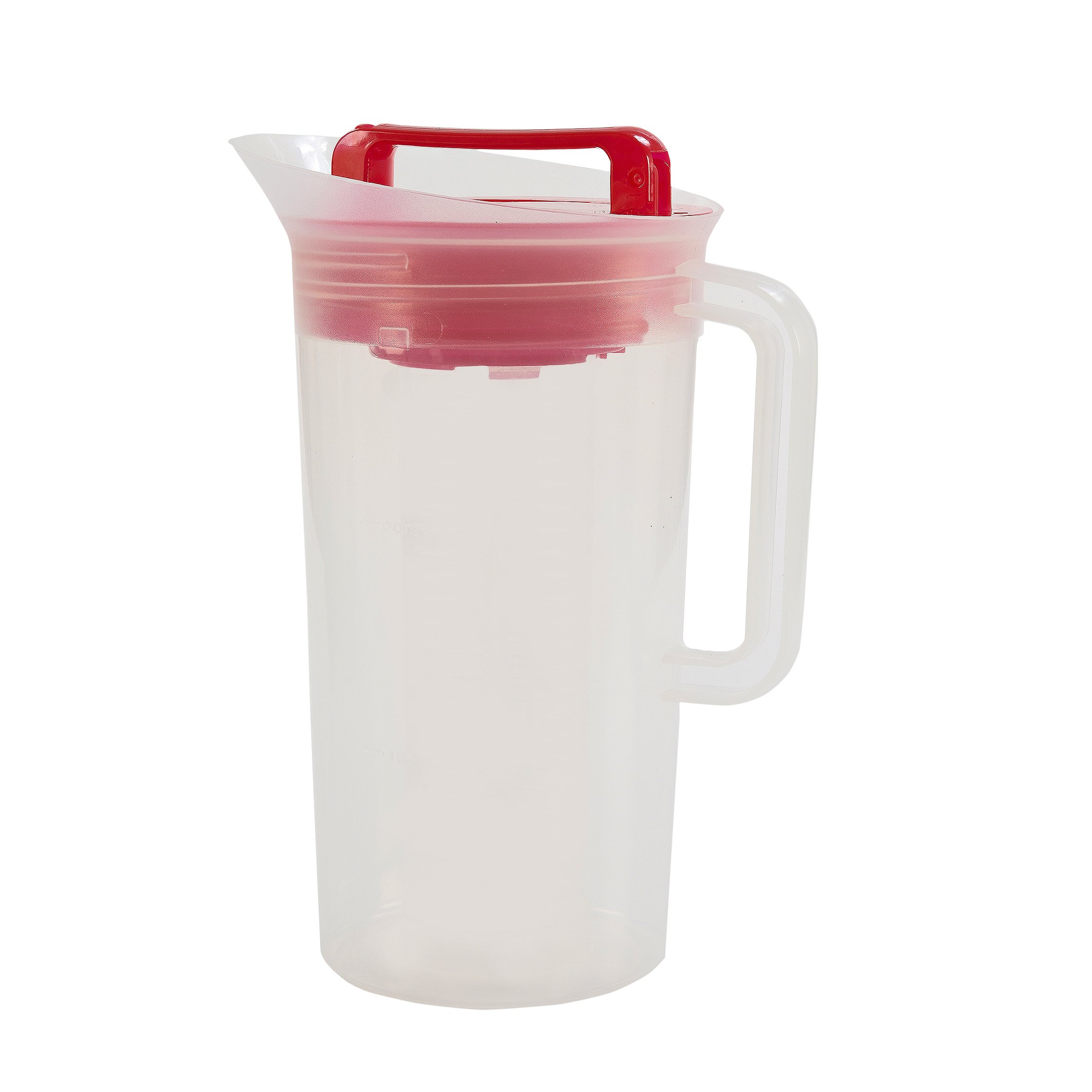 Primula Today Shake and Infuse Pitcher, 8.2 x 6.4 x 11.1 inches, Red