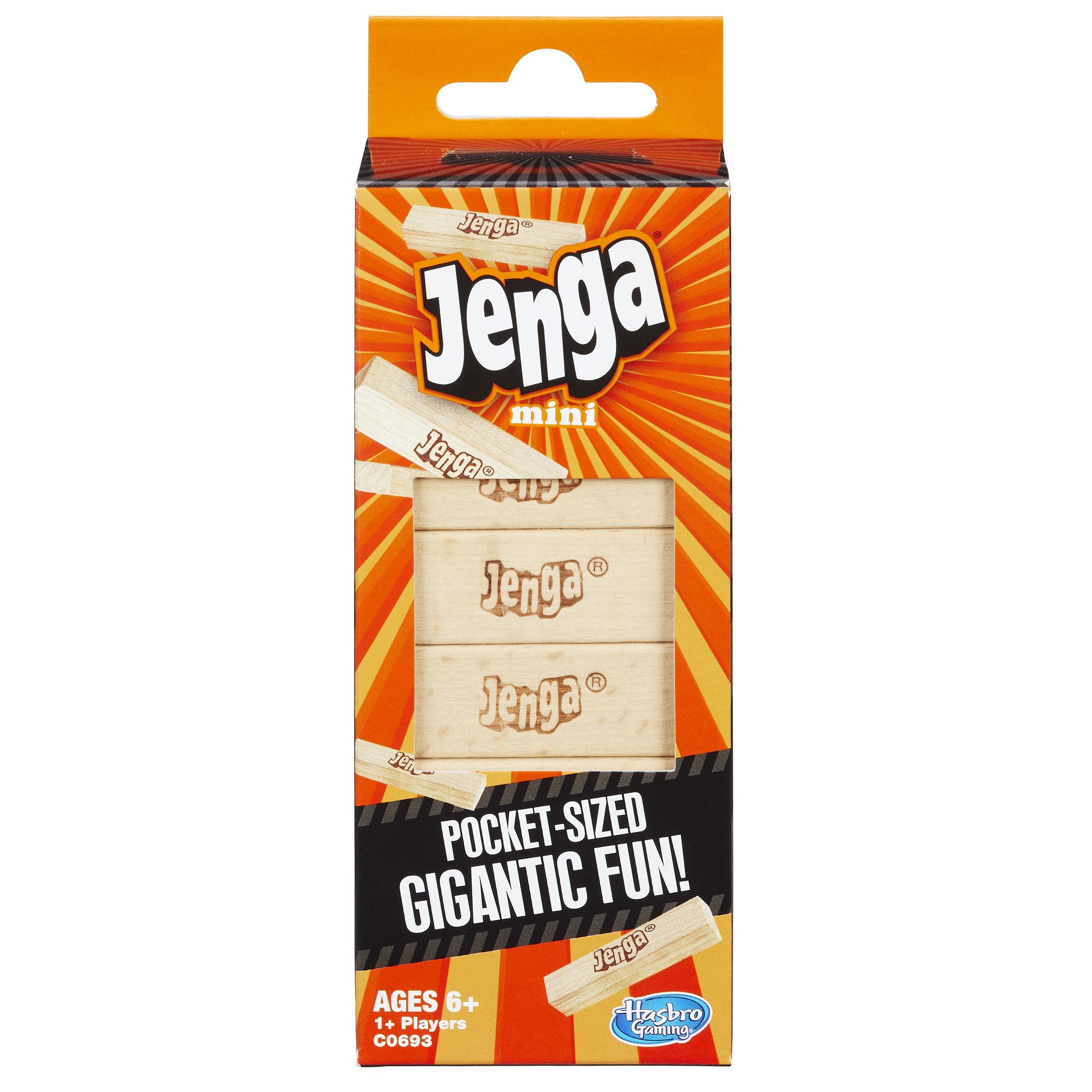 Hasbro GamingJenga Mini Game, Brown/a, for Ages 6+ Years