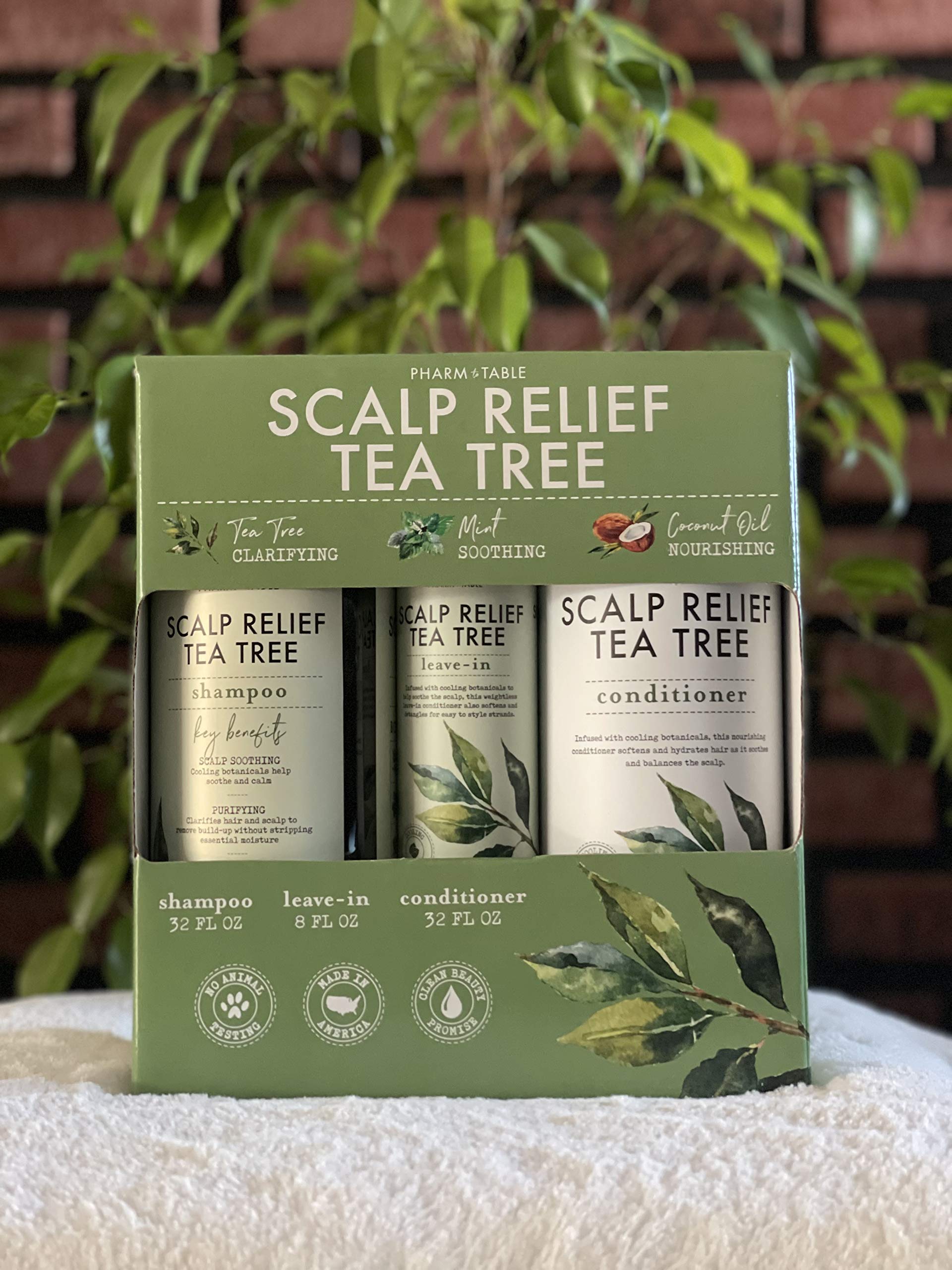 Scalp Relief Tea Tree (Mint green) 3-in-1