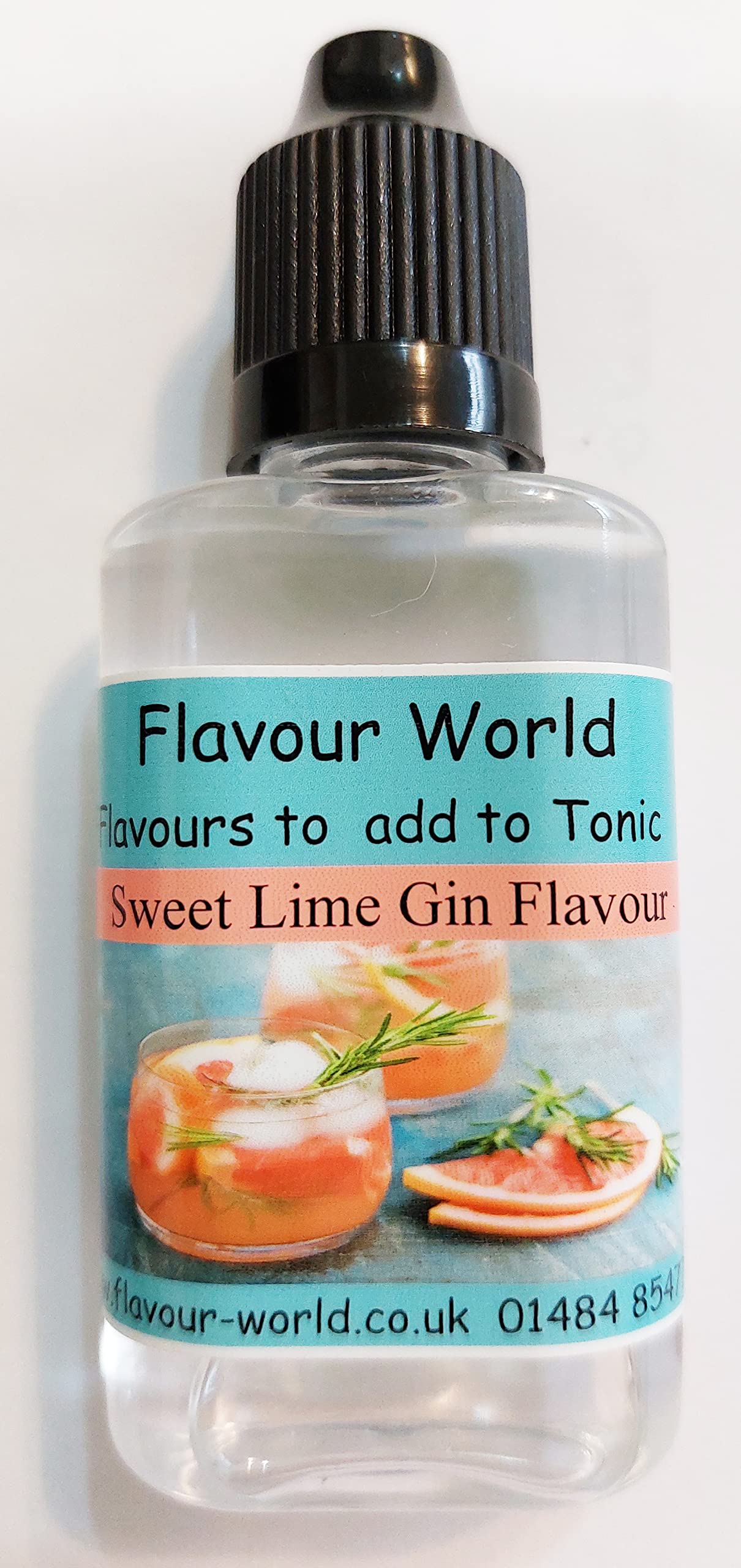 Flavourings to add to tonic to create an alcohol free gin & tonic for designated drivers, expectant Mums, diets or dry January (Sweet Lime)