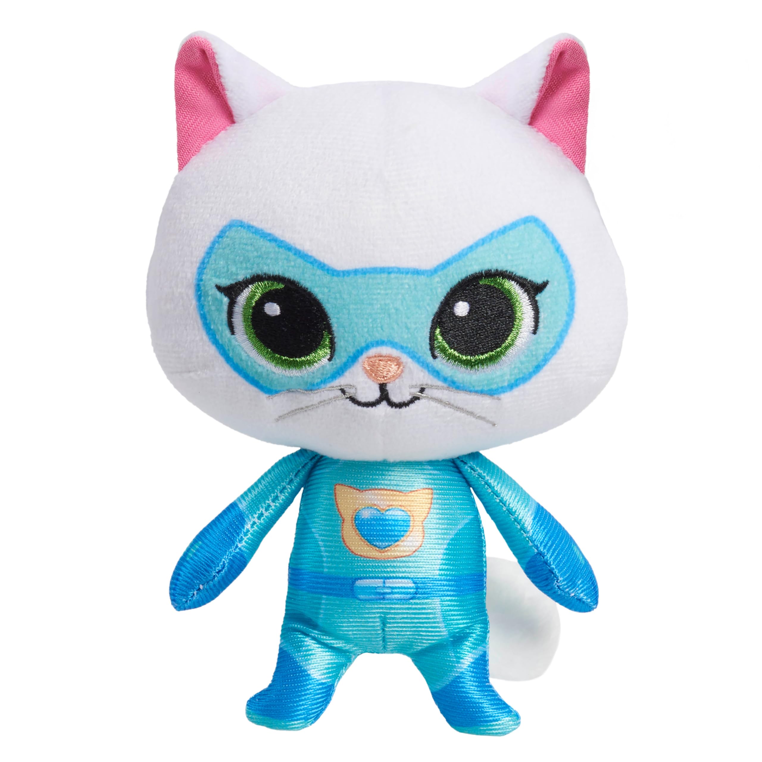 Just Play Disney Junior SuperKitties 6.5-inch Small Plush Stuffed Animal, Bitsy, Kitten, Kids Toys for Ages 2 Up