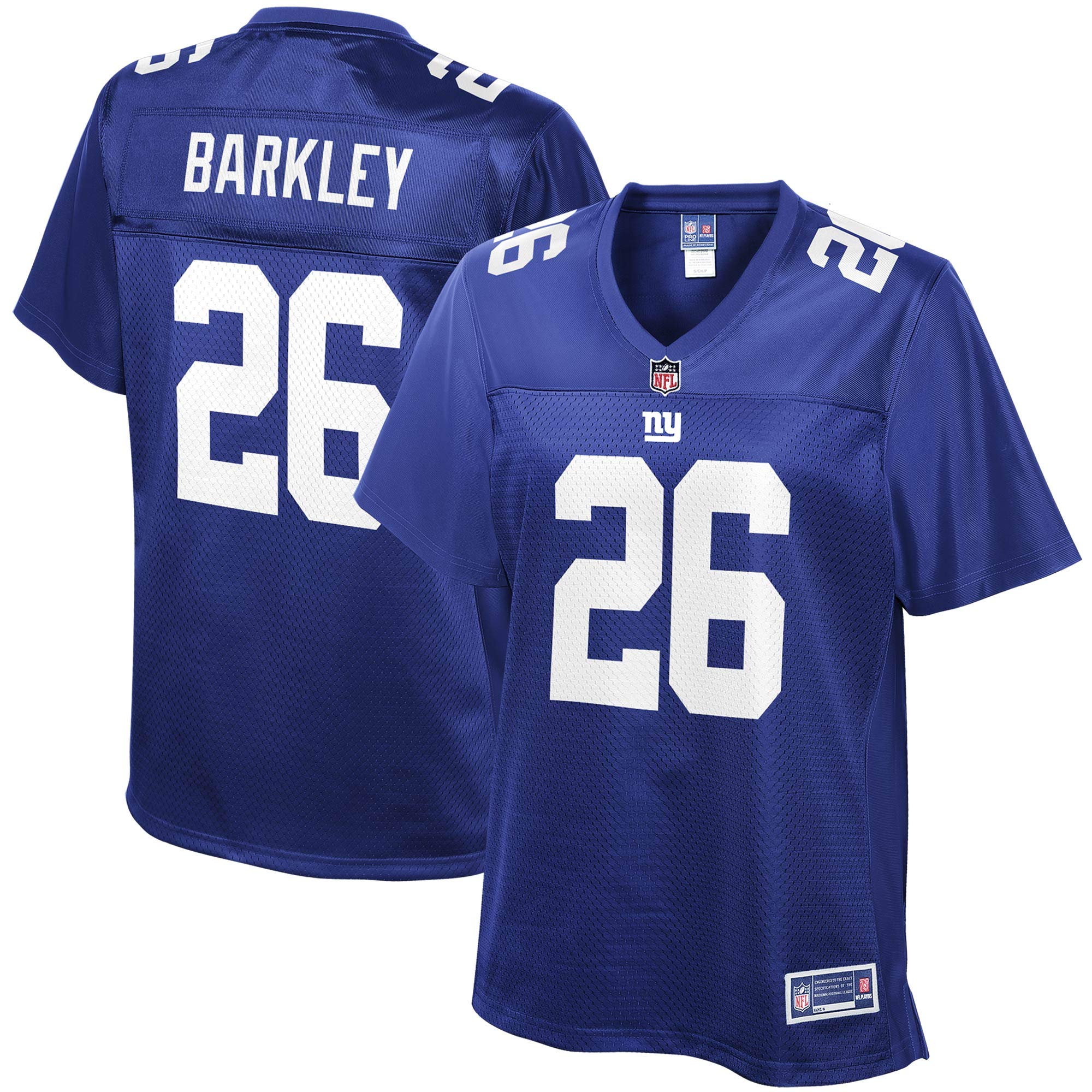 NFL PRO LINEWomen's Saquon Barkley Royal New York Giants Player Team Jersey