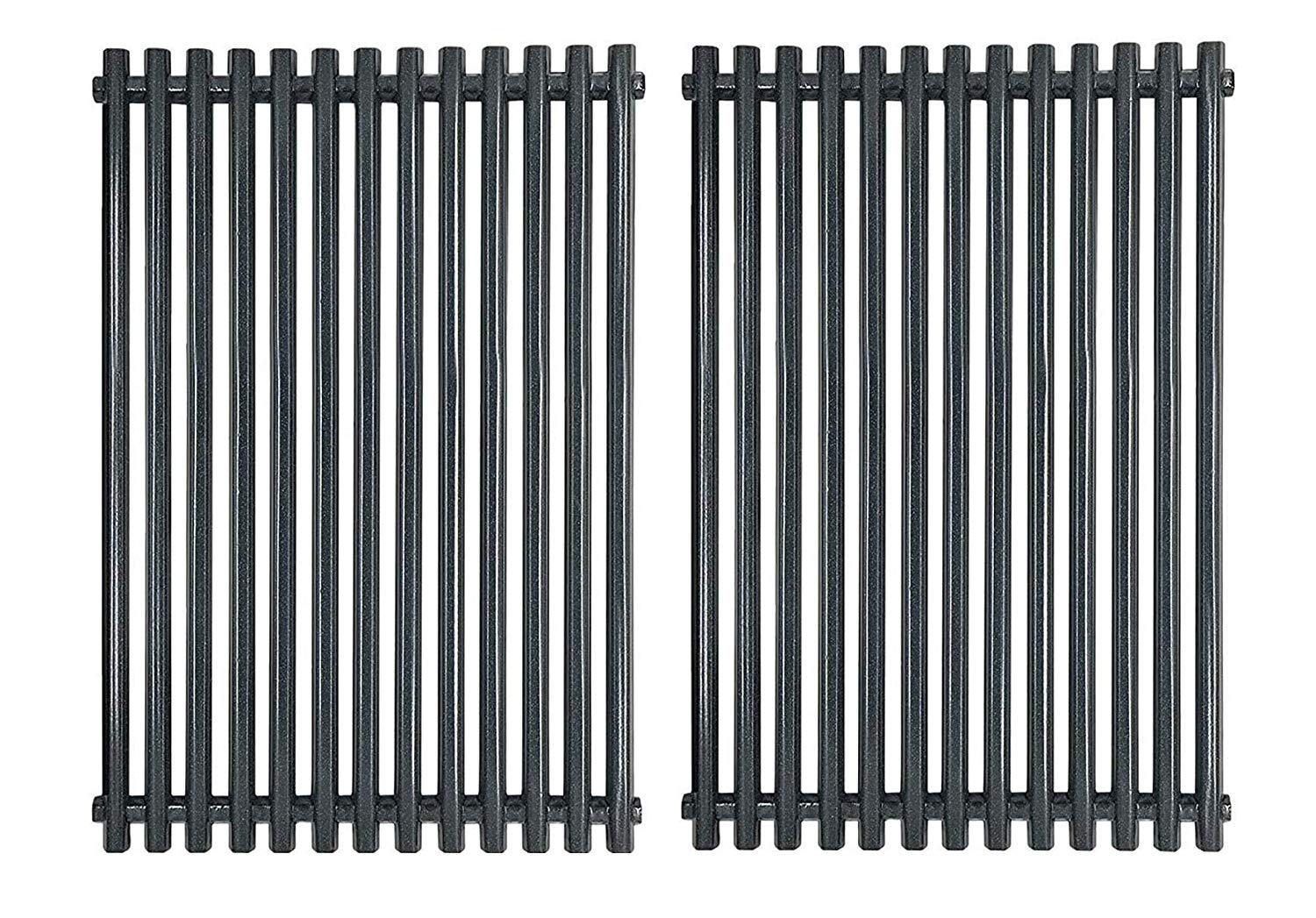 PG522 (2-Pack) 15" Porcelain Steel Cooking Grid Grates for Weber Genesis Silver A, Spirit E200,Spirit 500,Spirit 210 (2007-2012) Gas Grills, 7521 65905 7522 7523 65904