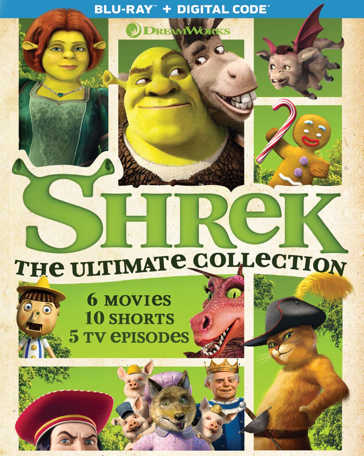 Buy Shrek / Shrek 2 / Shrek The Third / Shrek Forever After / Puss in ...