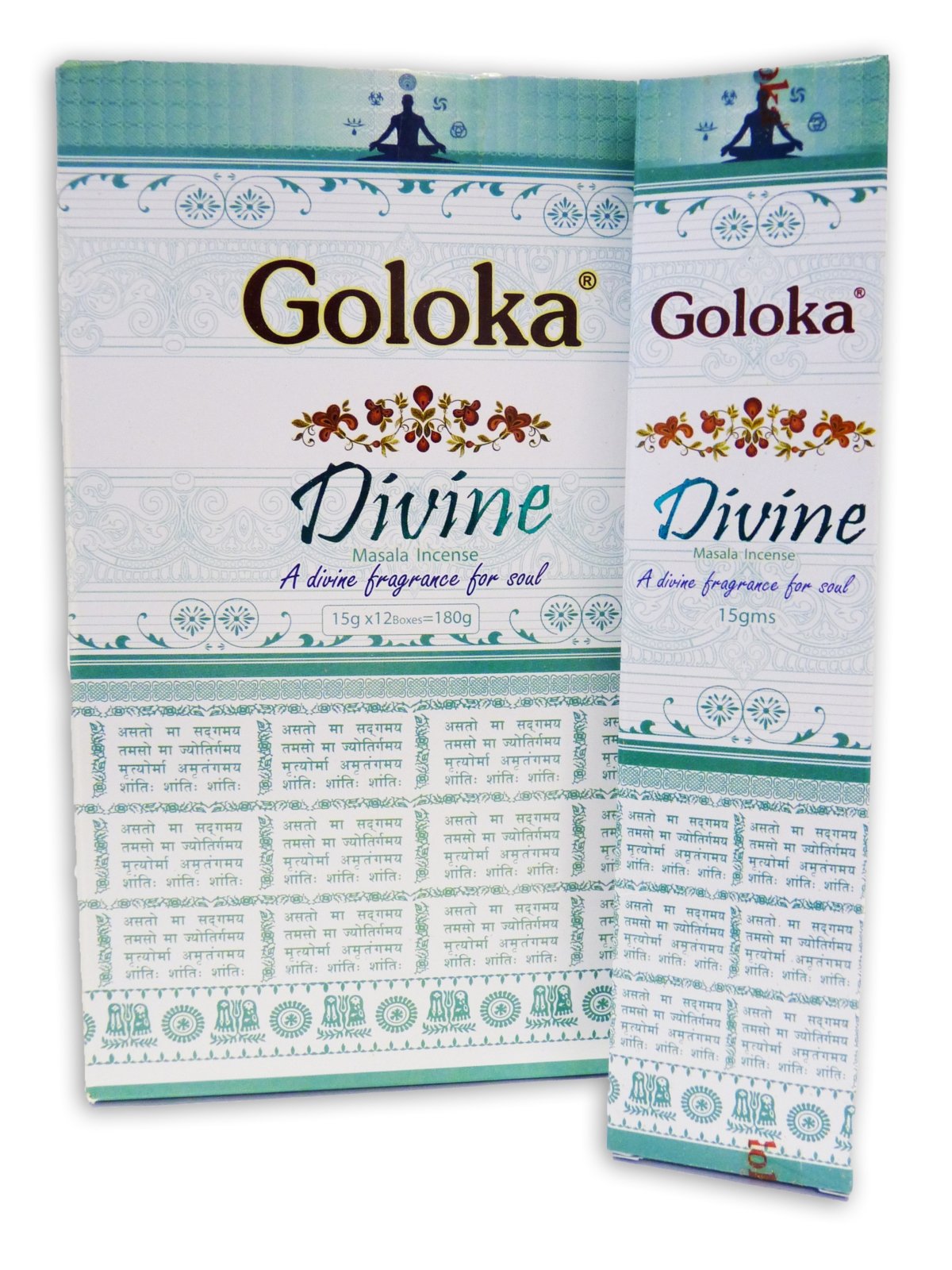 Goloka Divine Incense Sticks - 15gms (Pack of 12)