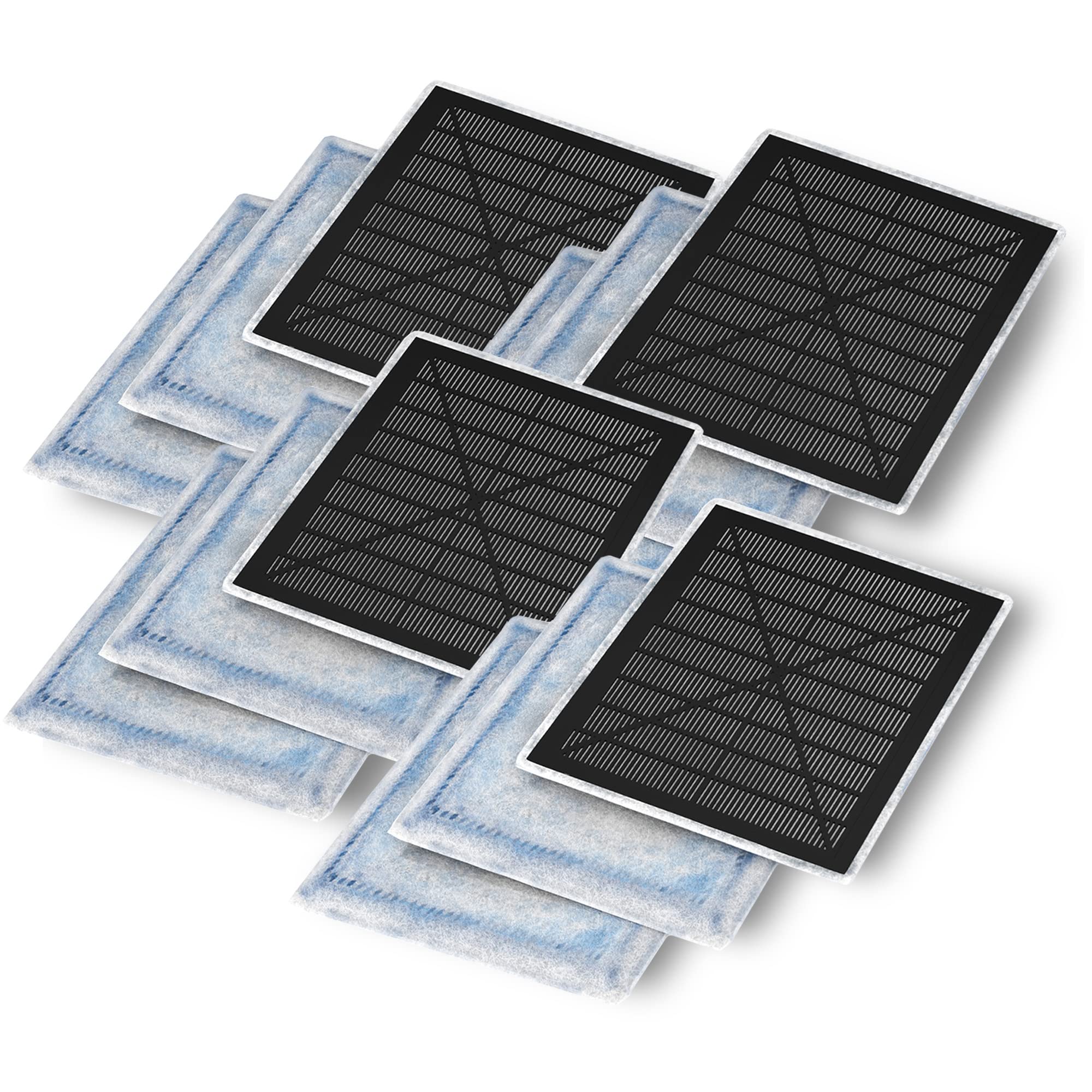 Think CrucialReplacement Aquarium Filters - can be adapted to fit Aqua-Tech EZ-Change #2 and Aqua Brand 10-20 Power Filters - Pack of 12