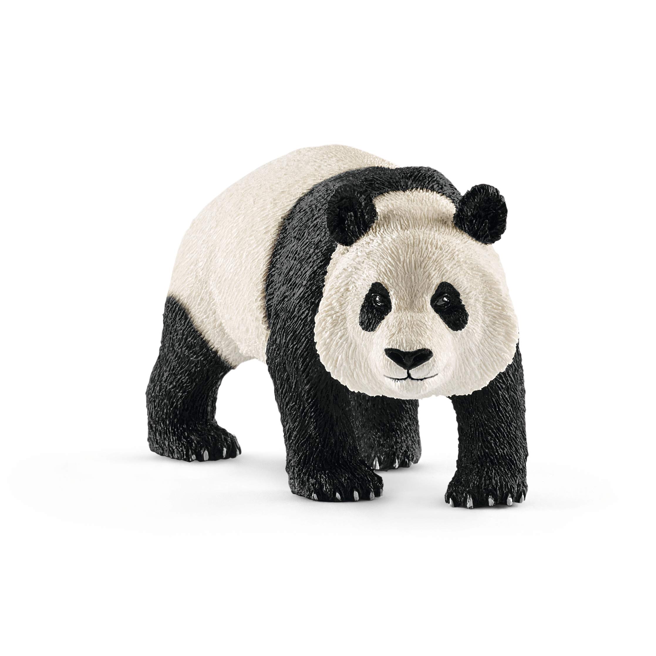 Schleich Wild Life, Animal Figurine, Animal Toys for Boys and Girls 3-8 Years Old, Male Panda, Ages 3+