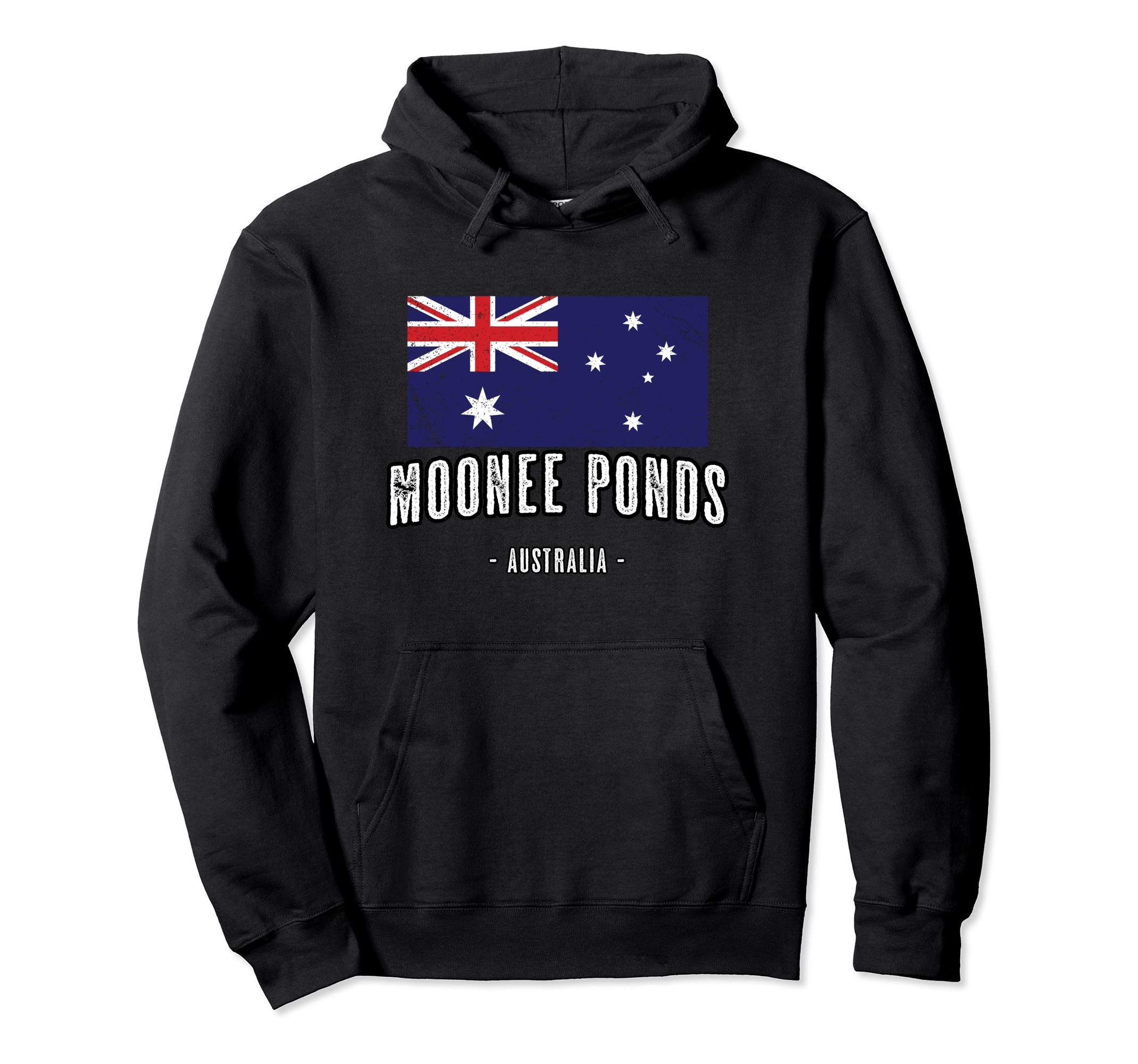 Moonee Ponds, Australia | Aussie City Merch Australian Flag Pullover Hoodie