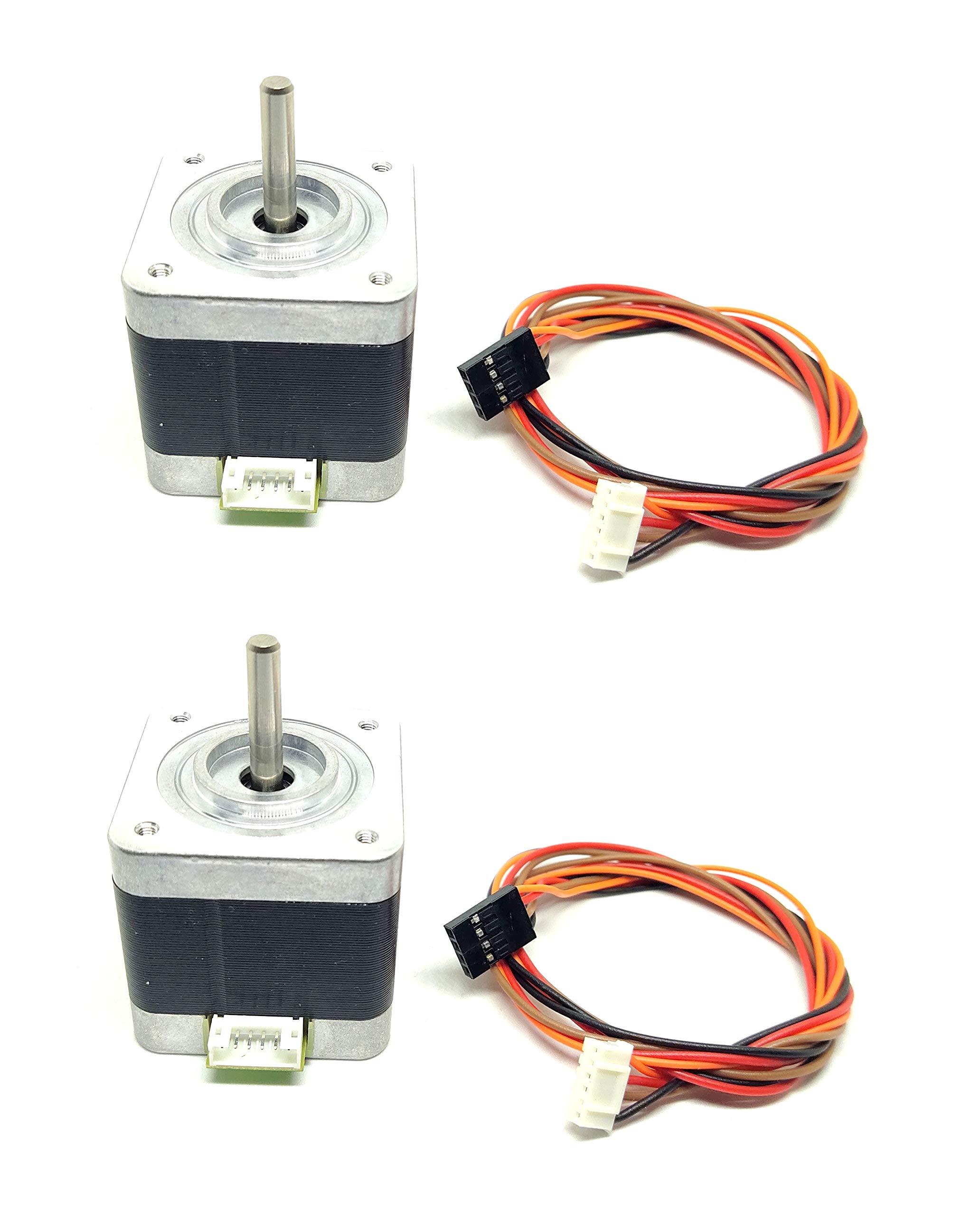 INVENTO 2Pcs Nema 17, 4 Kg-cm Bipolar Stepper Motor For CNC Robotics DIY Projects 3D Printer