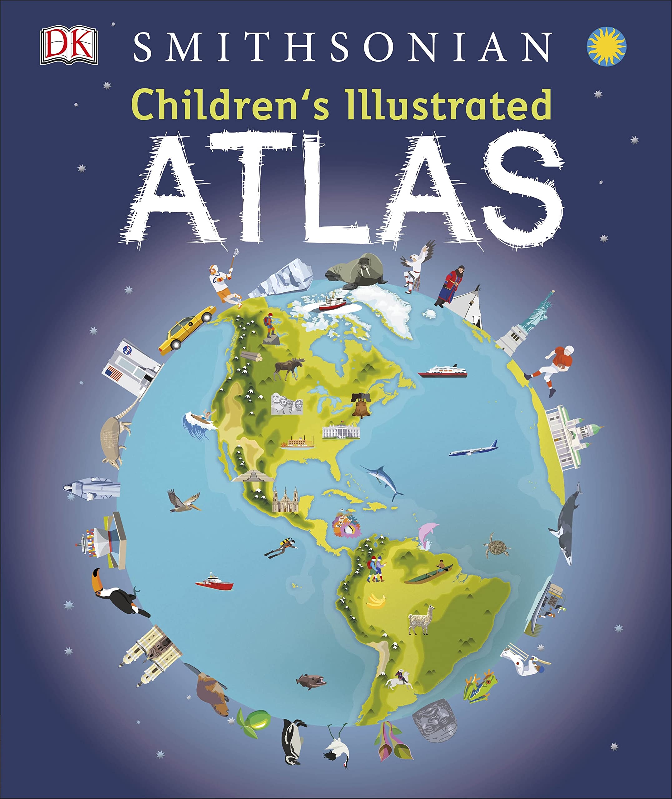 Children'S Illustrated Atlas Hardcover – 16 August 2016