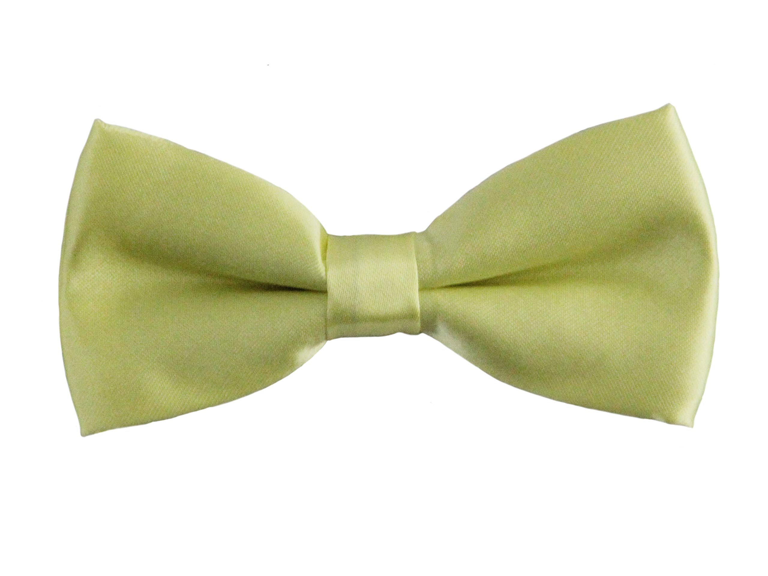 New Soophen Poly Boy's Soild banded Bowtie