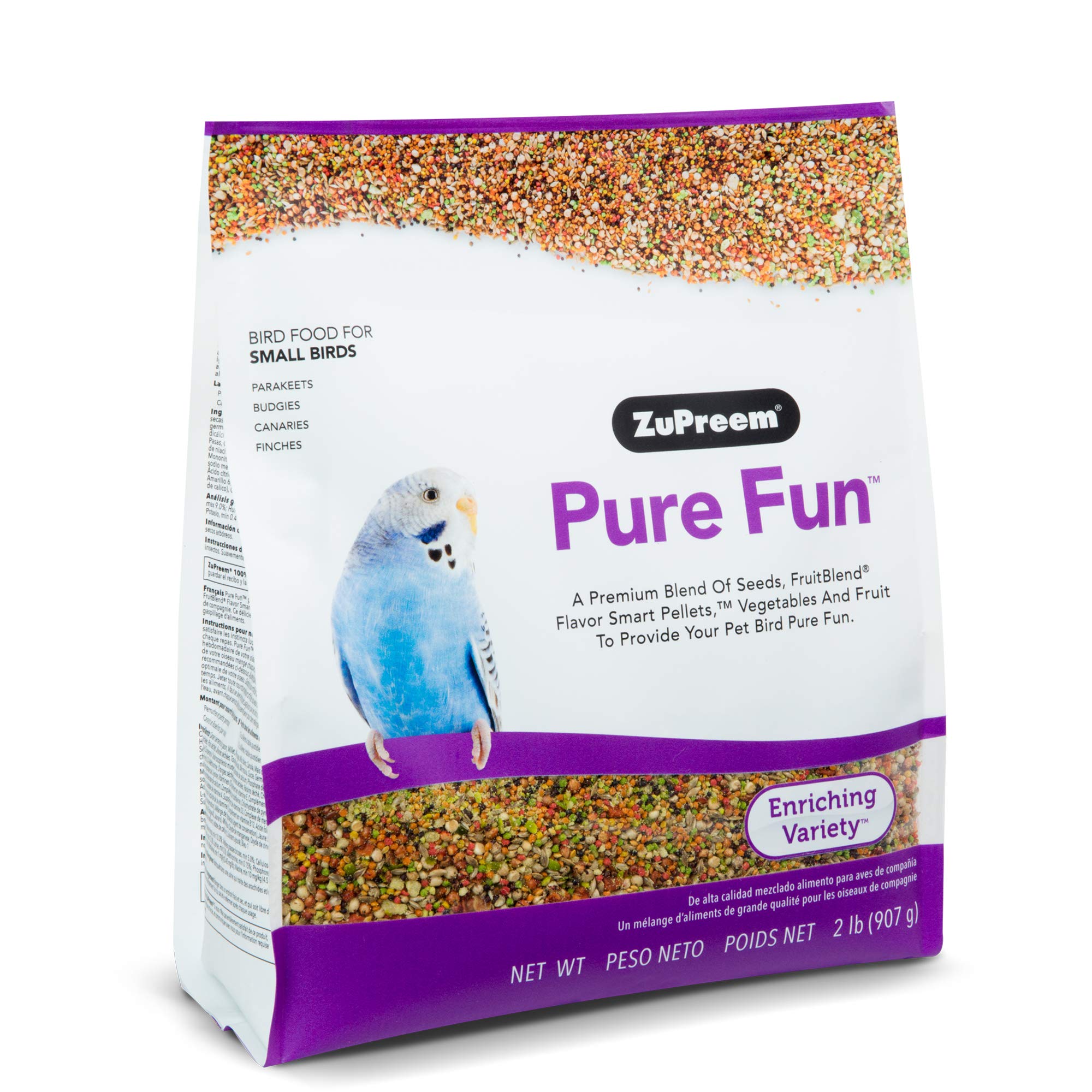 Pure Fun Bird Food For Small Birds By Zupreem