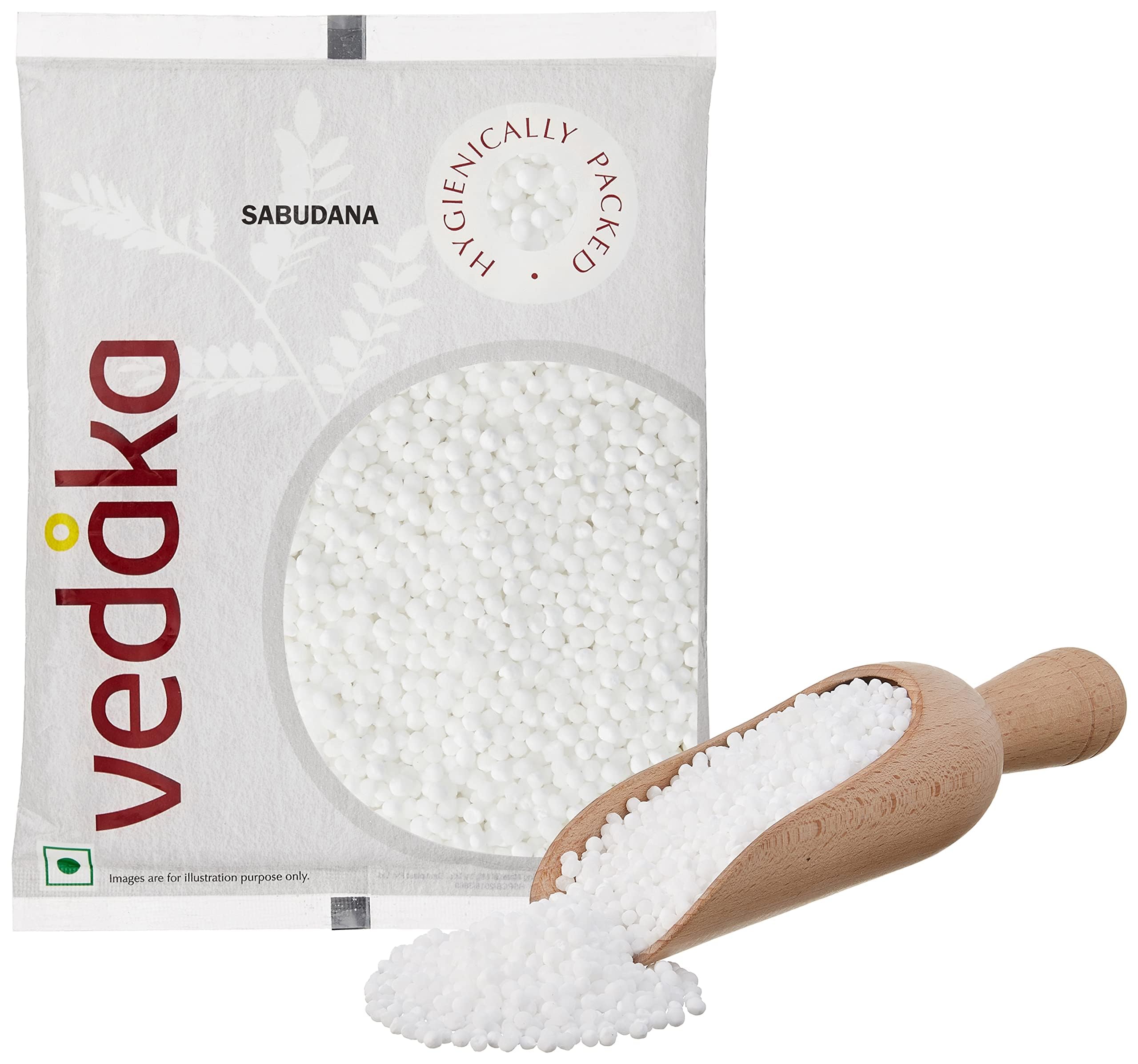 Amazon Brand - Vedaka Tapioca Sago (Sabudana), Medium 500 g