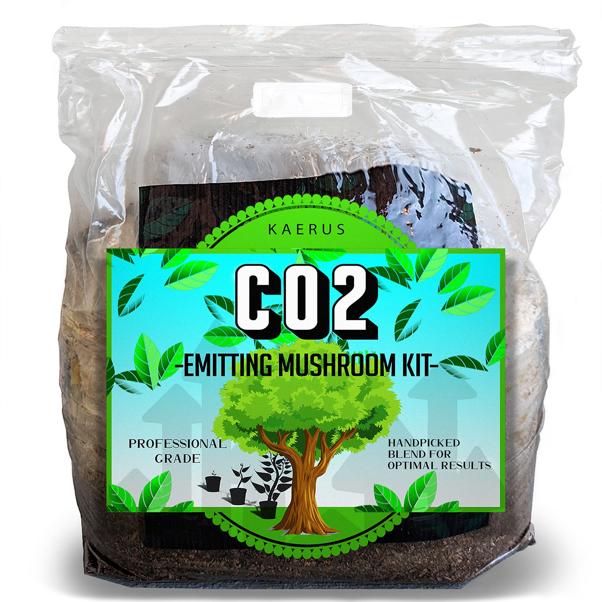 CO2 Bags for Grow Tent - Set and Forget Generator Plants | Mushroom Bag Booster, Great Indoor Growing Rooms Preactivated 5LB