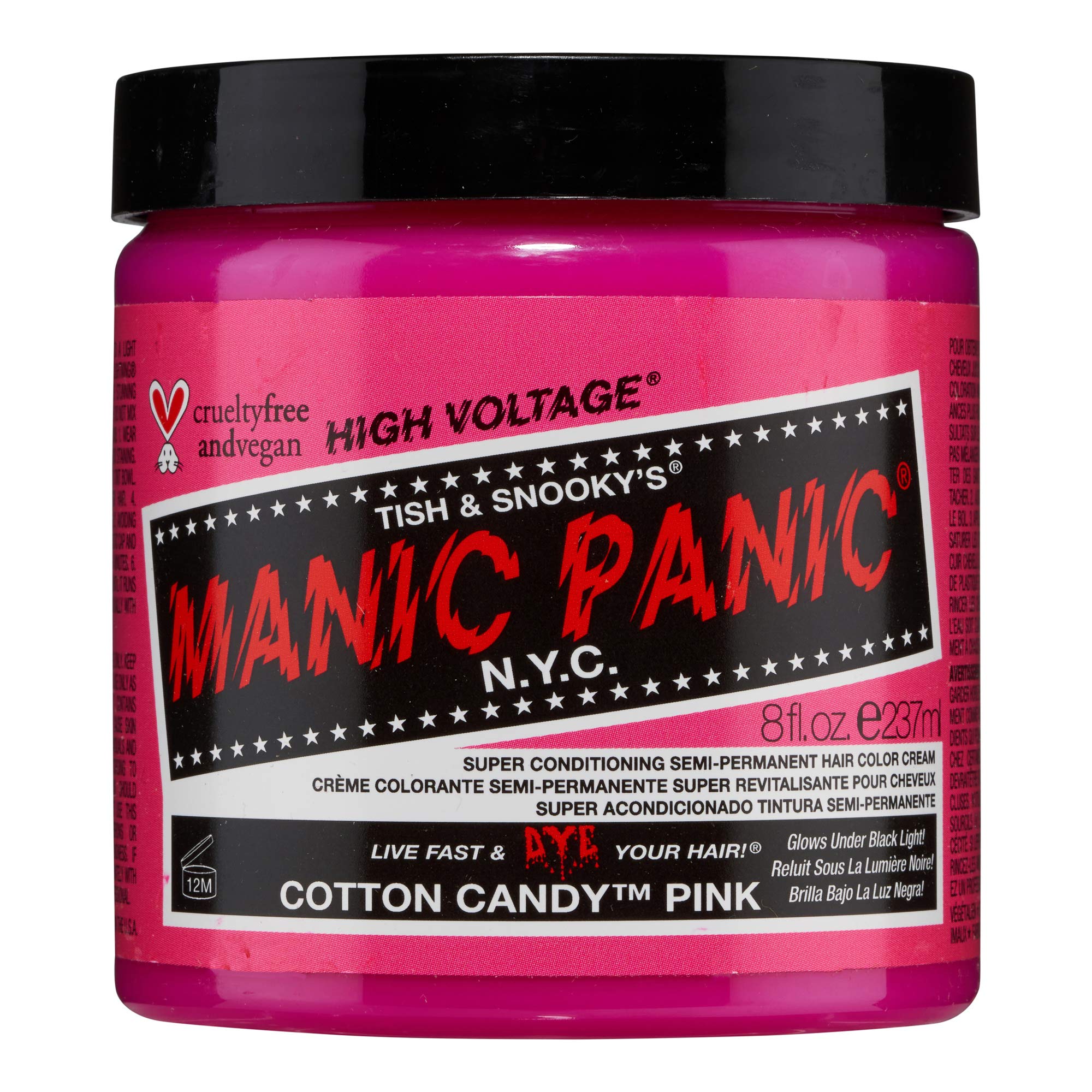 Manic Panic Cotton Candy Pink Hair Dye Color 8oz