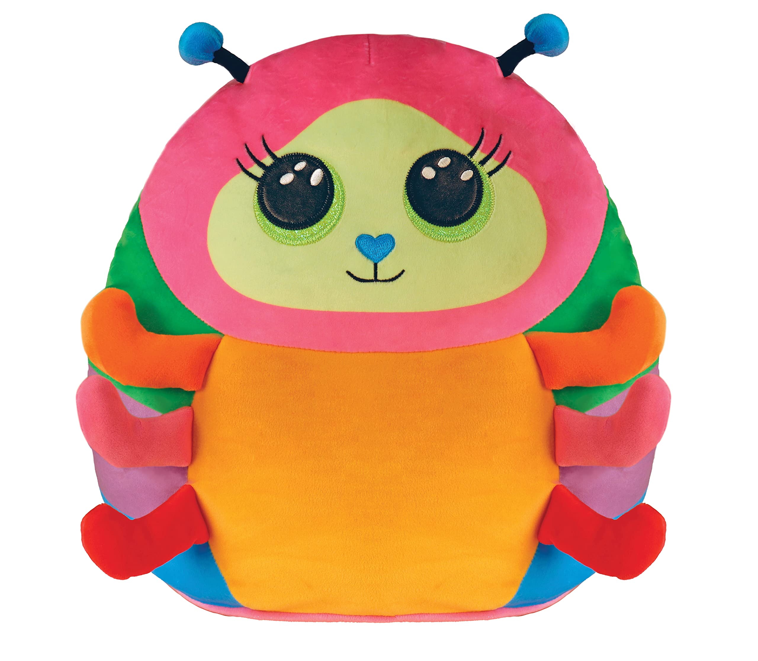 Ty Toys Squish a Boo Caterpillar Nessa - 31 CM, Multicolor (2009314)