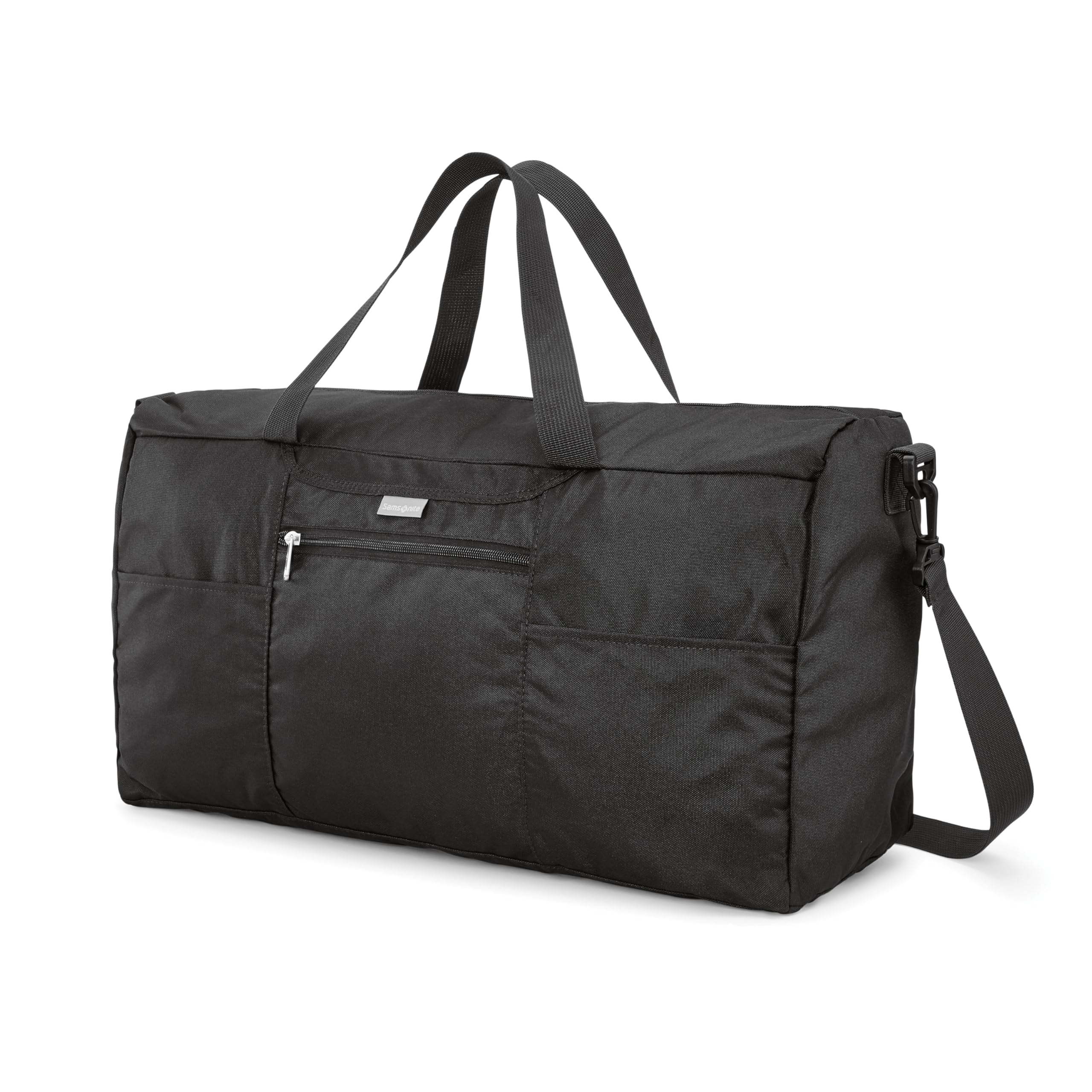 Samsonite Foldaway Packable Duffel Bag, Black, Medium