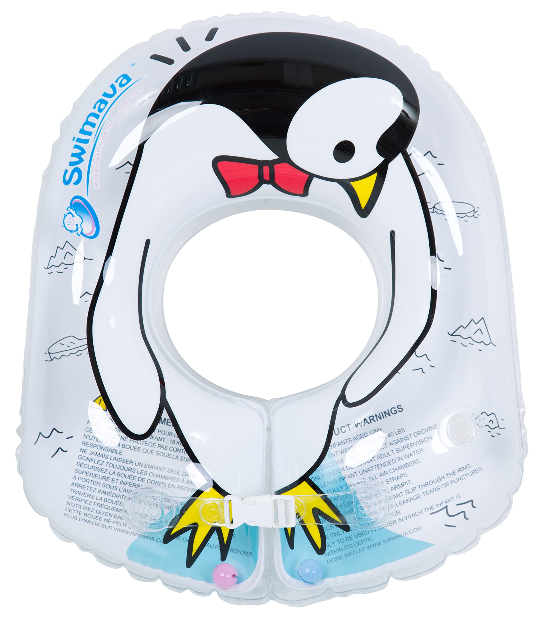 Swimava G2 Penguin Shape Body Ring, Blue/Black