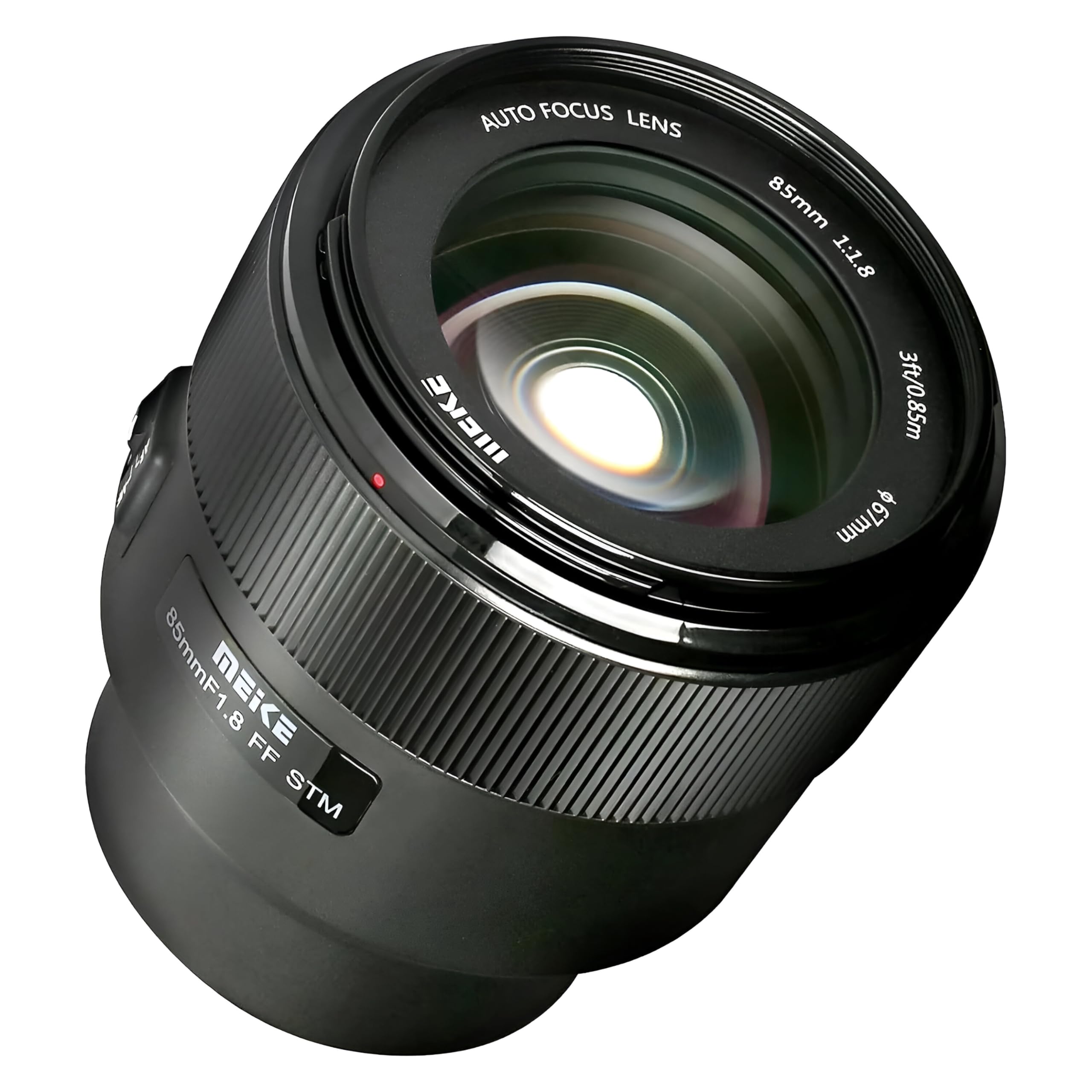 Meike 85mm F1.8 STM Sony E-Mount | Full Frame Large Aperture Auto Focus Lens | Cameras A7R A74 A7R4 A7C A7III A7RII A7RIII A7SIII A7SII A9 A6600 A6500 A6400 A6300 A6100 A6000 | Black