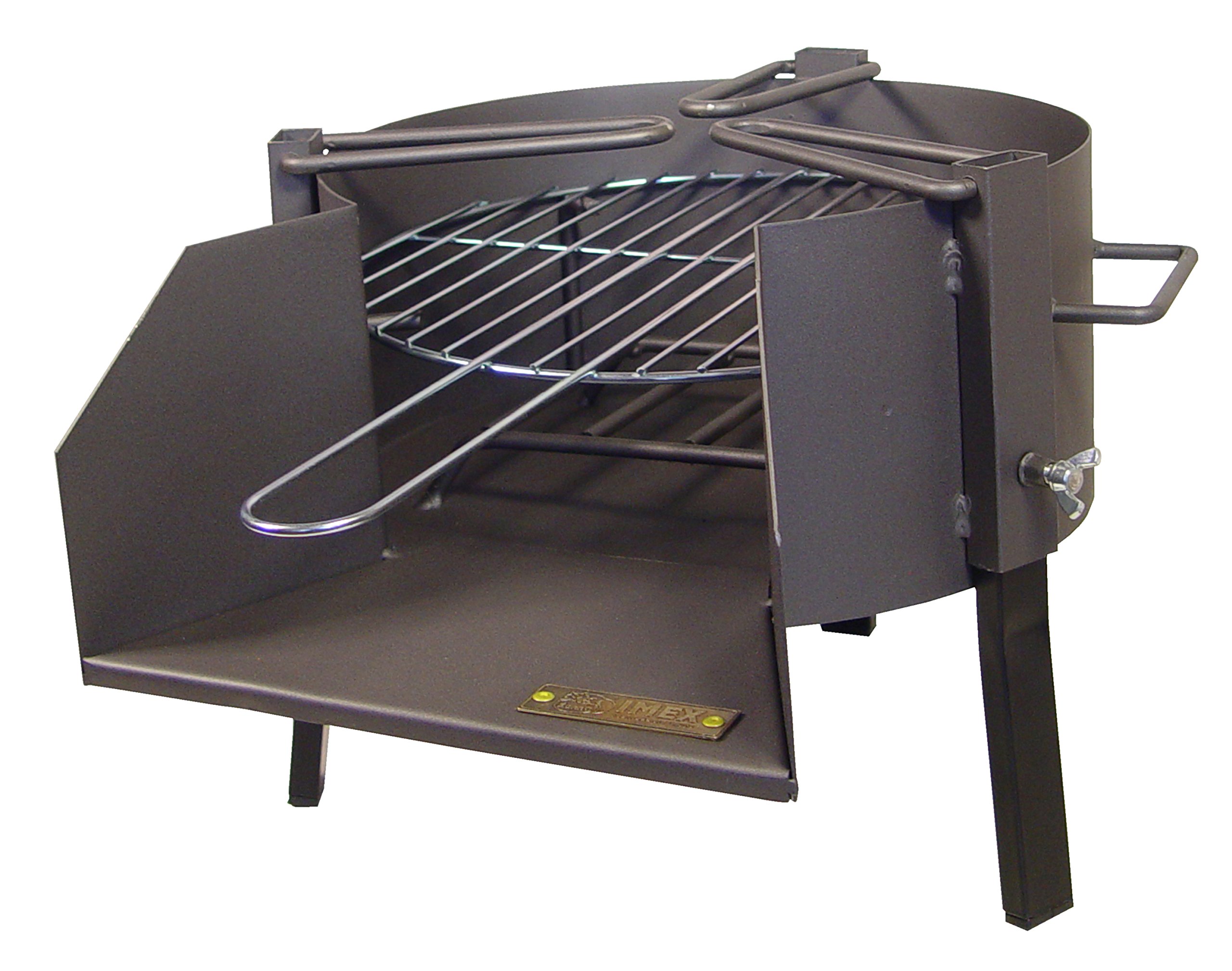 IMEX EL ZORRO71423.0 Standing Barbecue with Galvanised Grill 35 x 48 x 31 cm Black