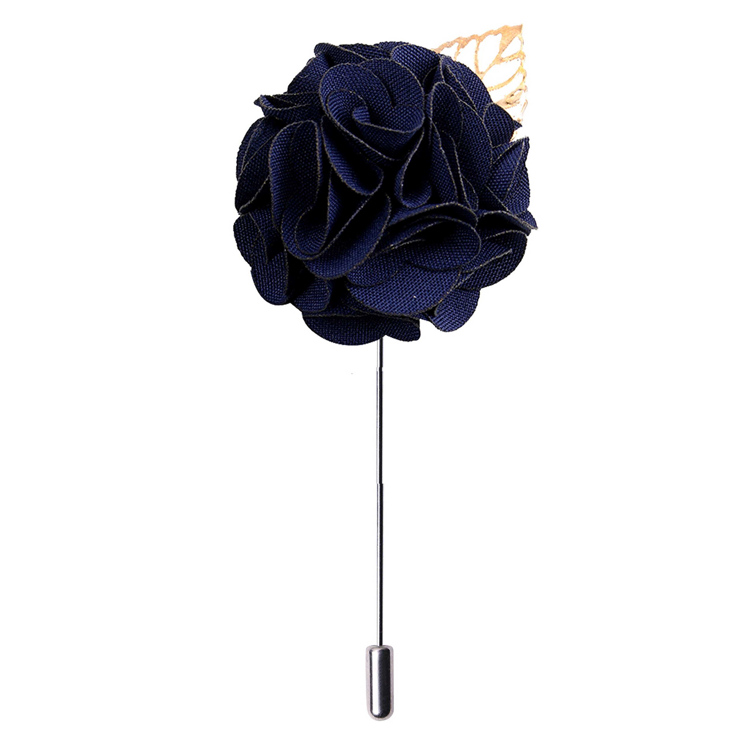 PELUCHEA Sombre Retreat - Blue Colored Brooch/Lapel Pin for Men