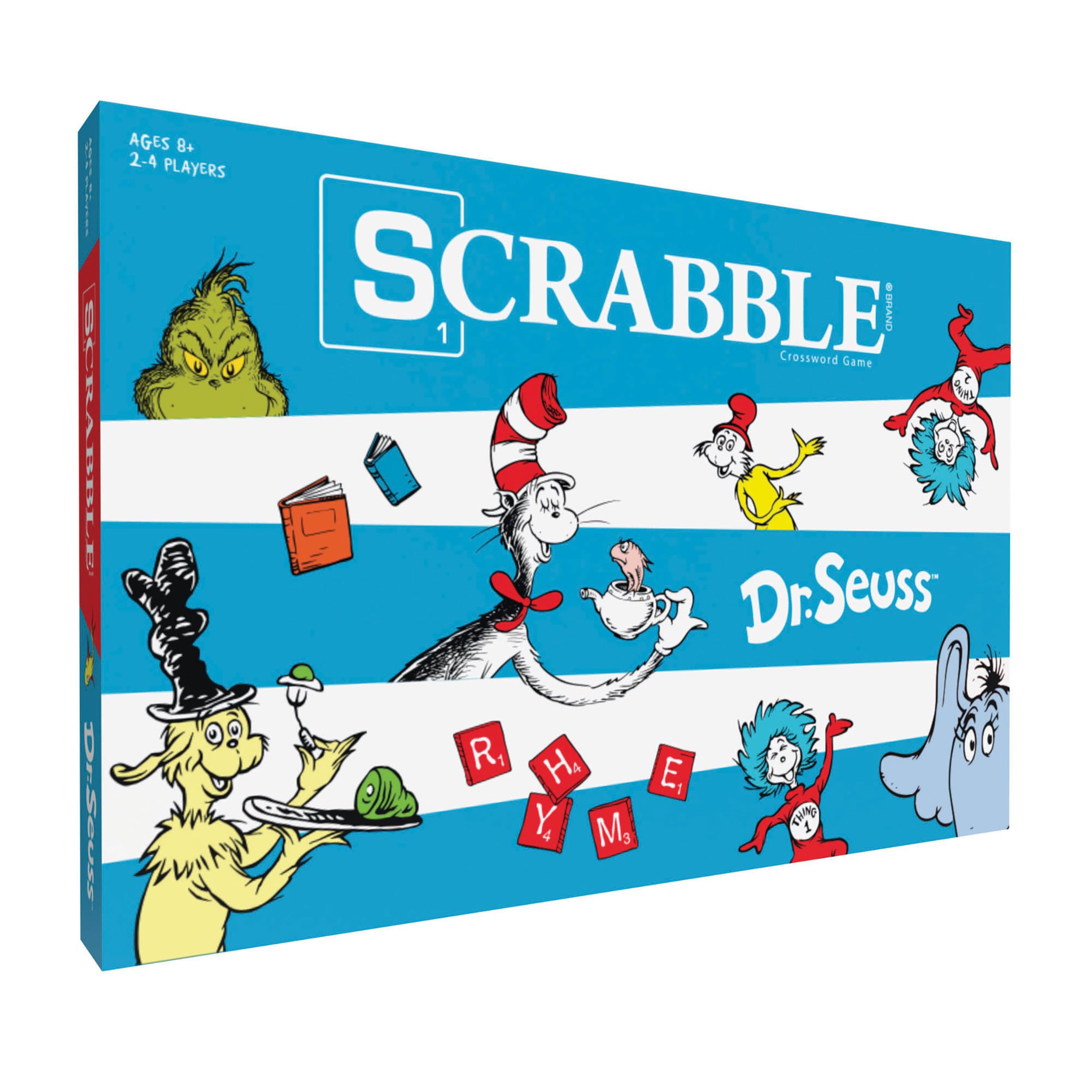 SCRABBLE: Dr. Seuss Board Game | Official Scrabble Game with a Rhyming Twist