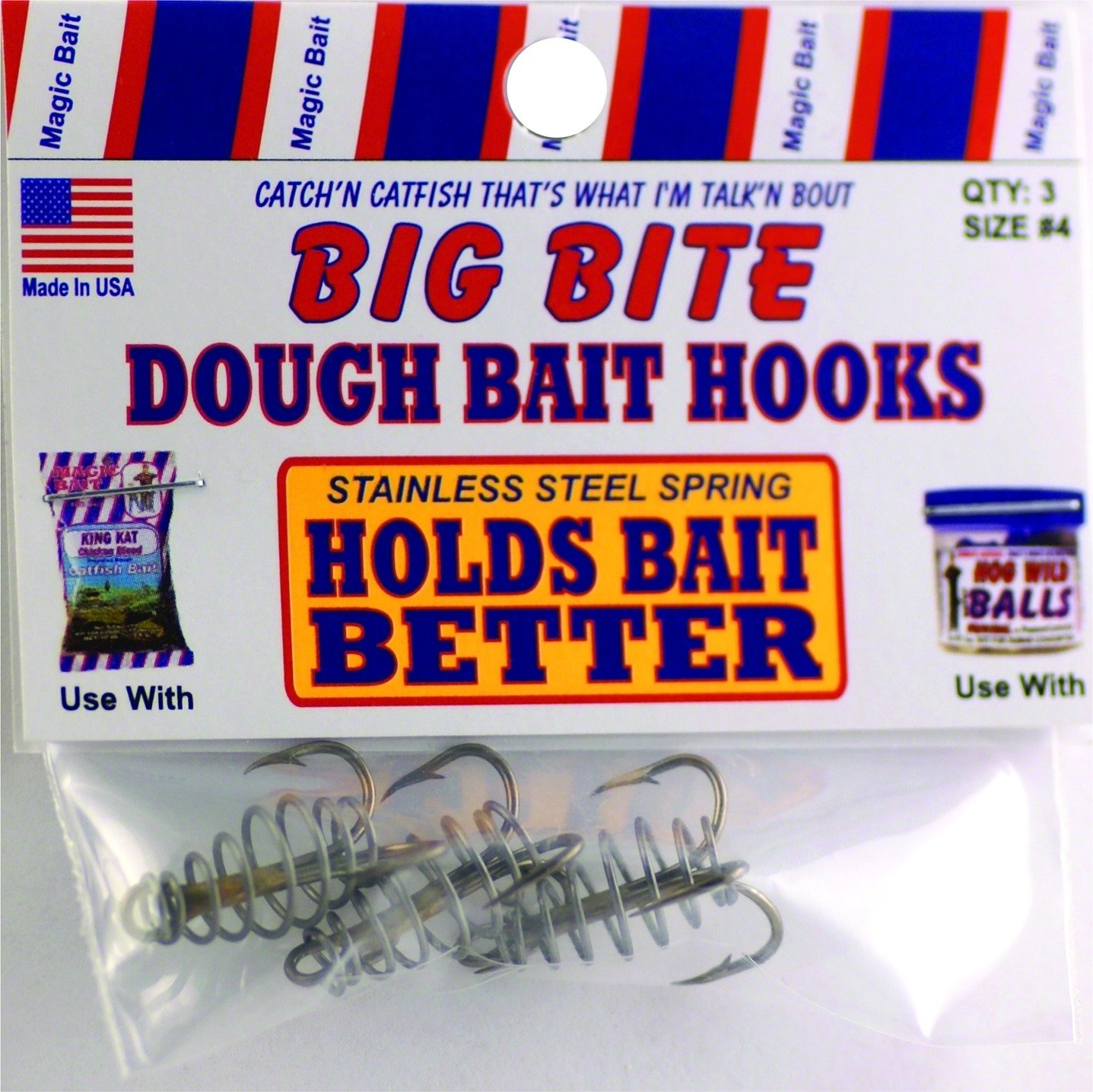 Sportsman Supply Magic Bait Hog Wild Sponge Hook, Yellow