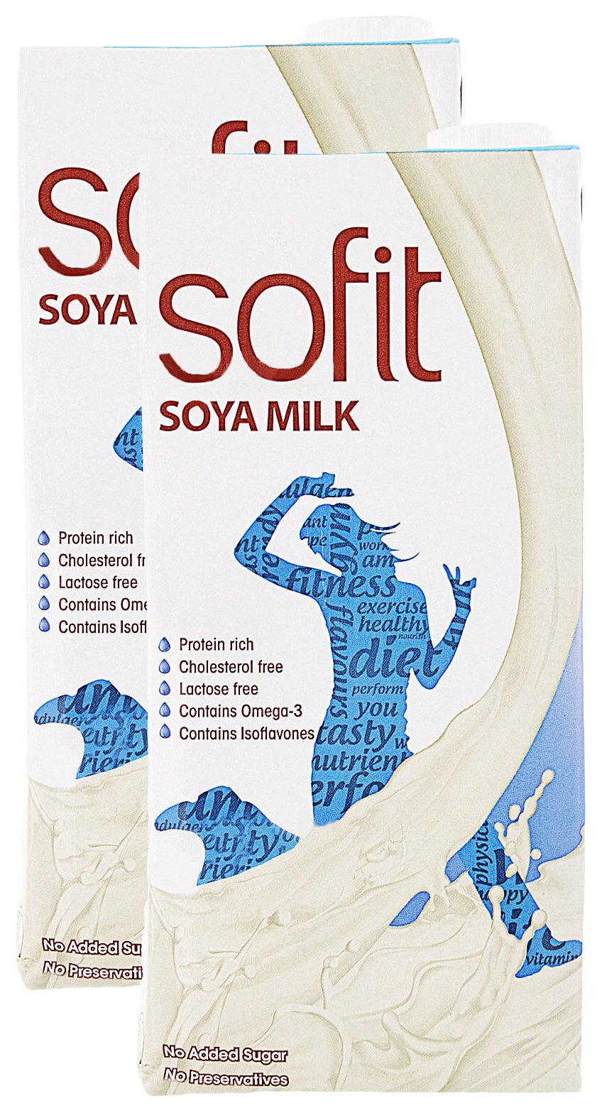 Easy Day Combo - Sofit SOYA Milk Regular, 1L (Pack of 2) Promo Pack