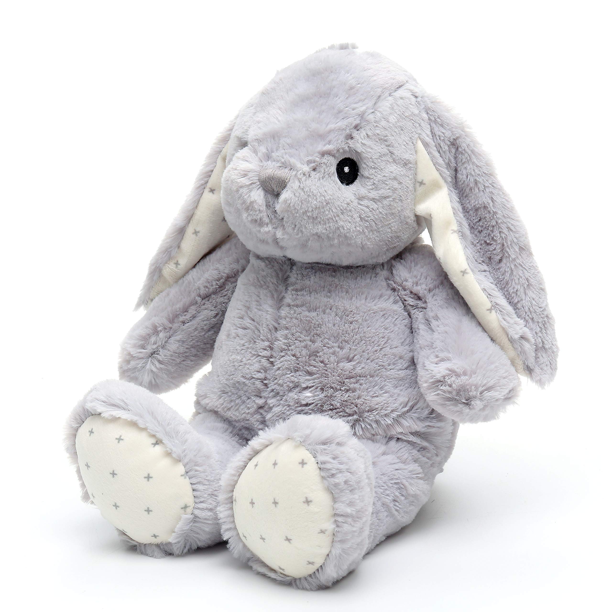 Fitto Grey Plush Toy Rabbit - Soft & Cuddly Stuffed Animal for Kids & Adults, Premium Quality, Perfect for Gifts, Ideal Bedtime Companion, Cute & Huggable Bunny Plushie