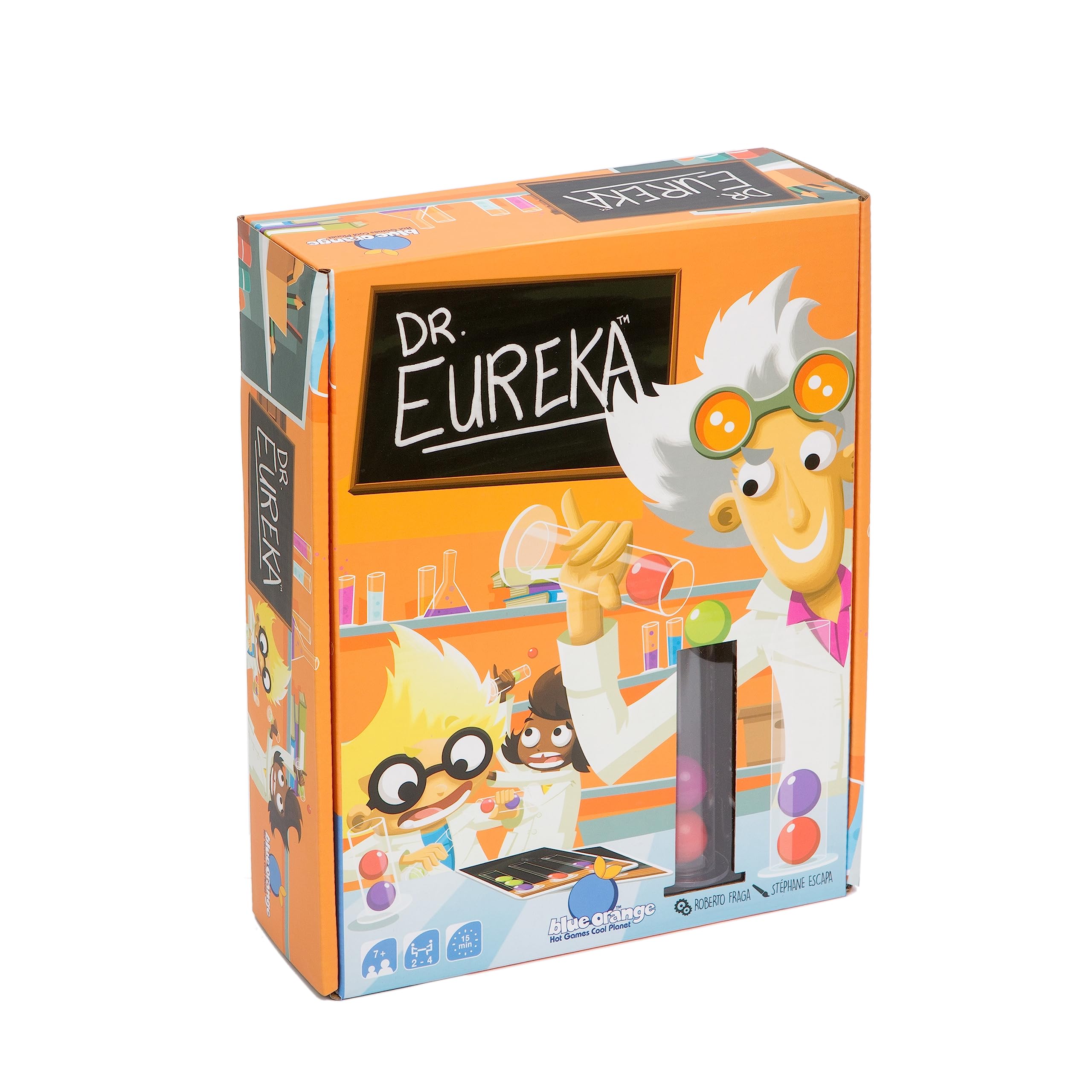 Blue Orange | Dr. Eureka | Children's Game | Ages 6+ | 2-4 Players | 15 Minutes Playing Time