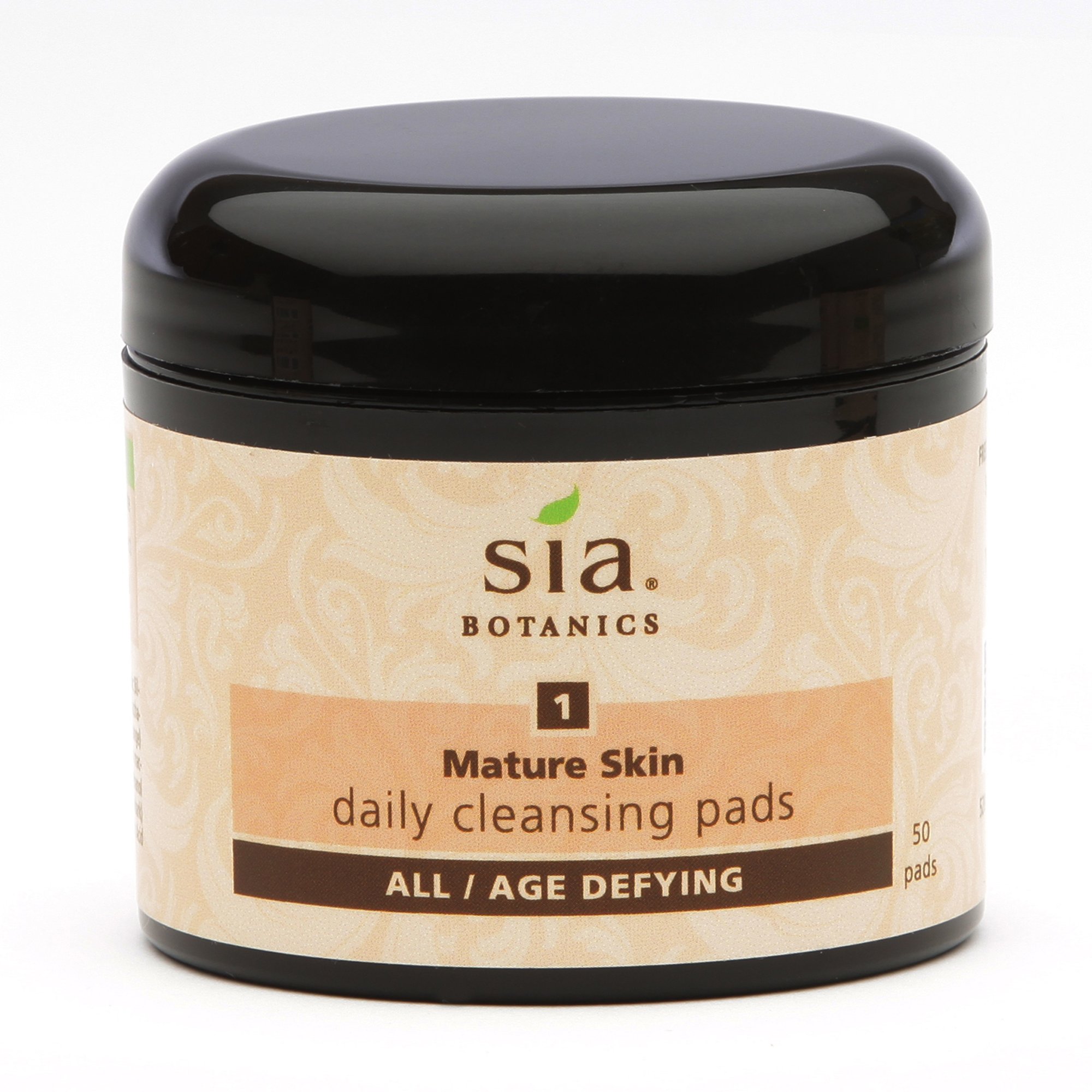 Sia Botanics Mature Skin Daily Cleanse Pads, 50 Count