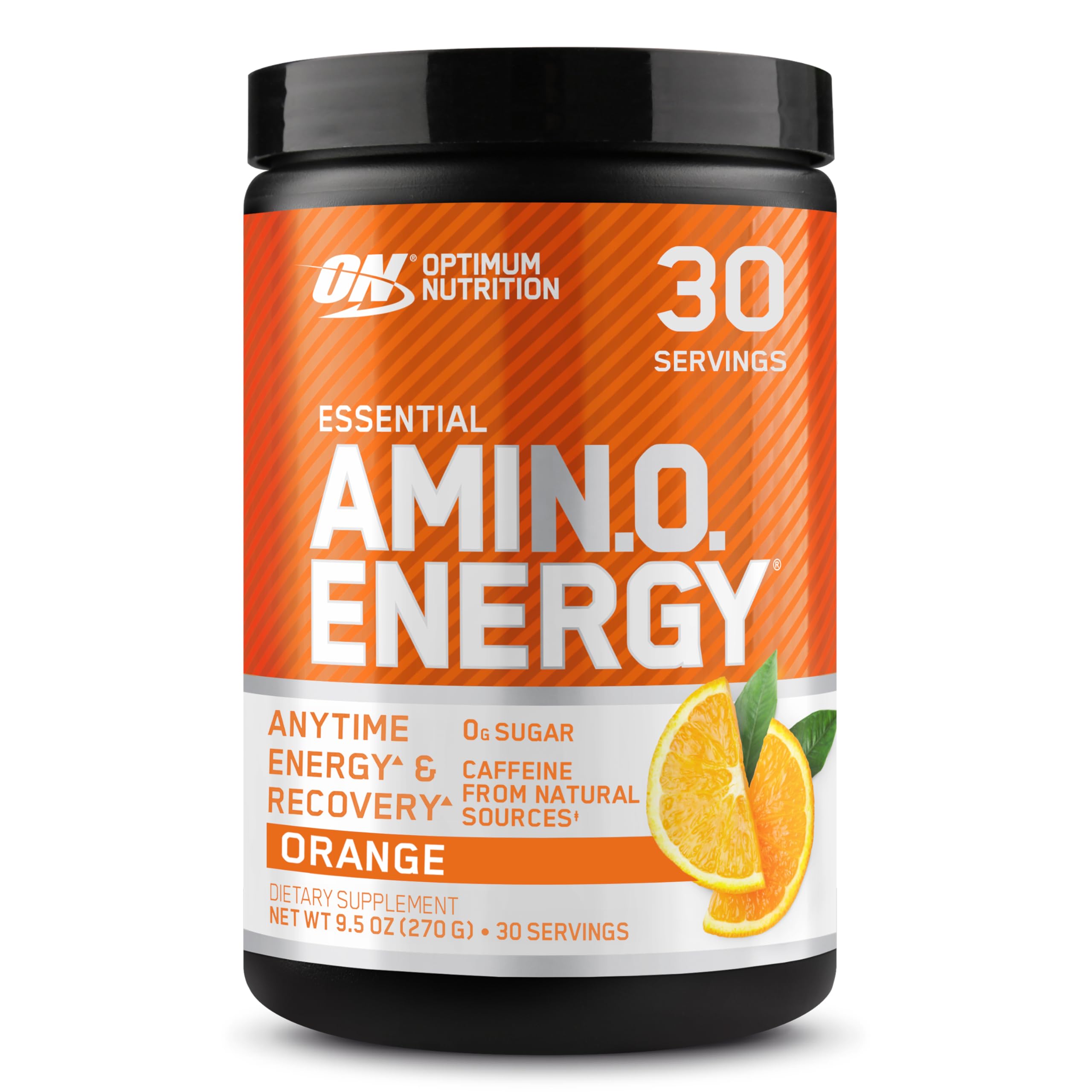 Optimum Nutrition (ON) Amino Energy - Pre Workout with Green Tea Extract, BCAA, Amino Acids, Green Coffee Extract, Energy Powder - Orange Cooler, 30 Servings