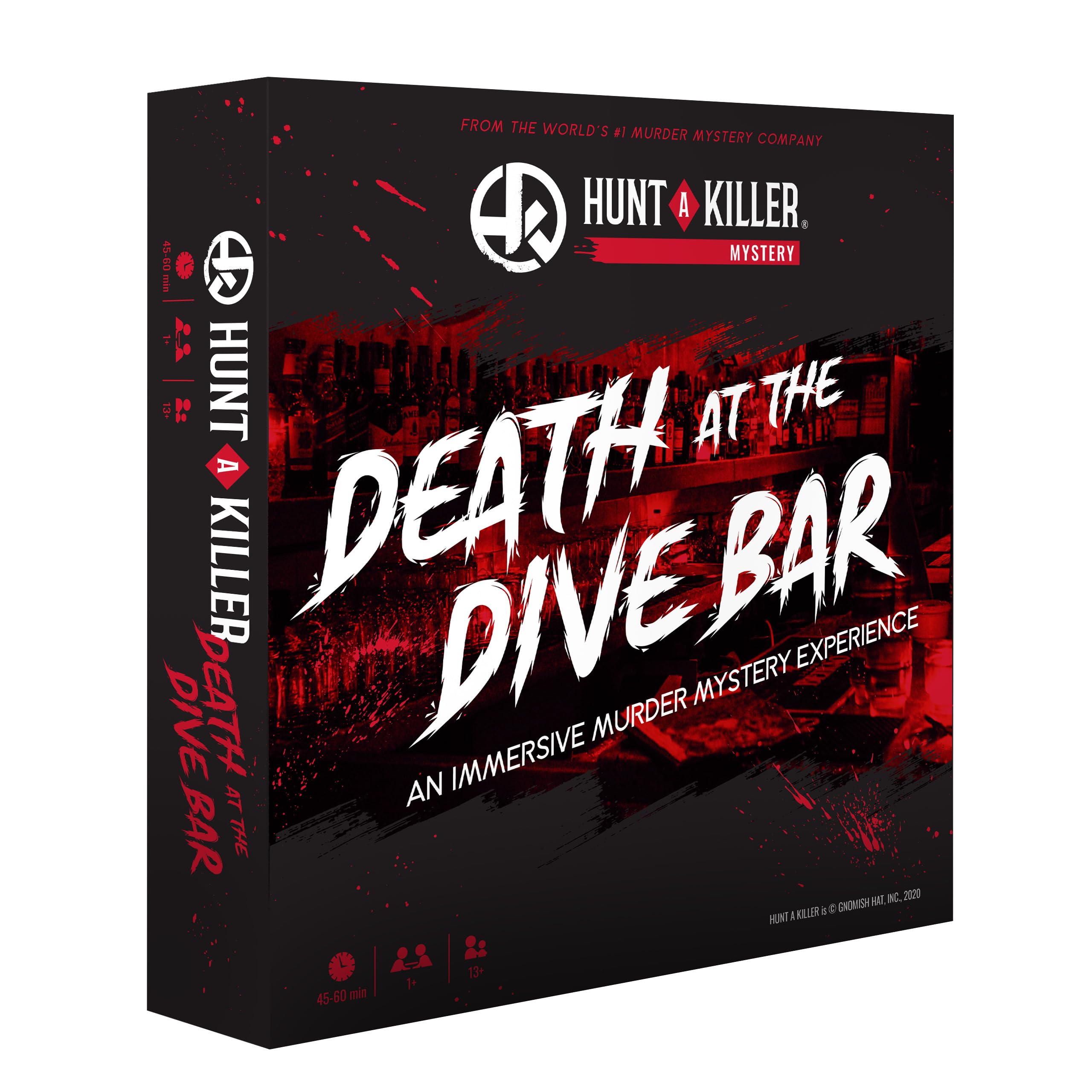 Hunt A Killer Death at The Dive Bar, Immersive Murder Mystery Game -Take on the Unsolved Case as an Independent Challenge, for Date or with Family and Friends as Detectives for Night, Age 14+