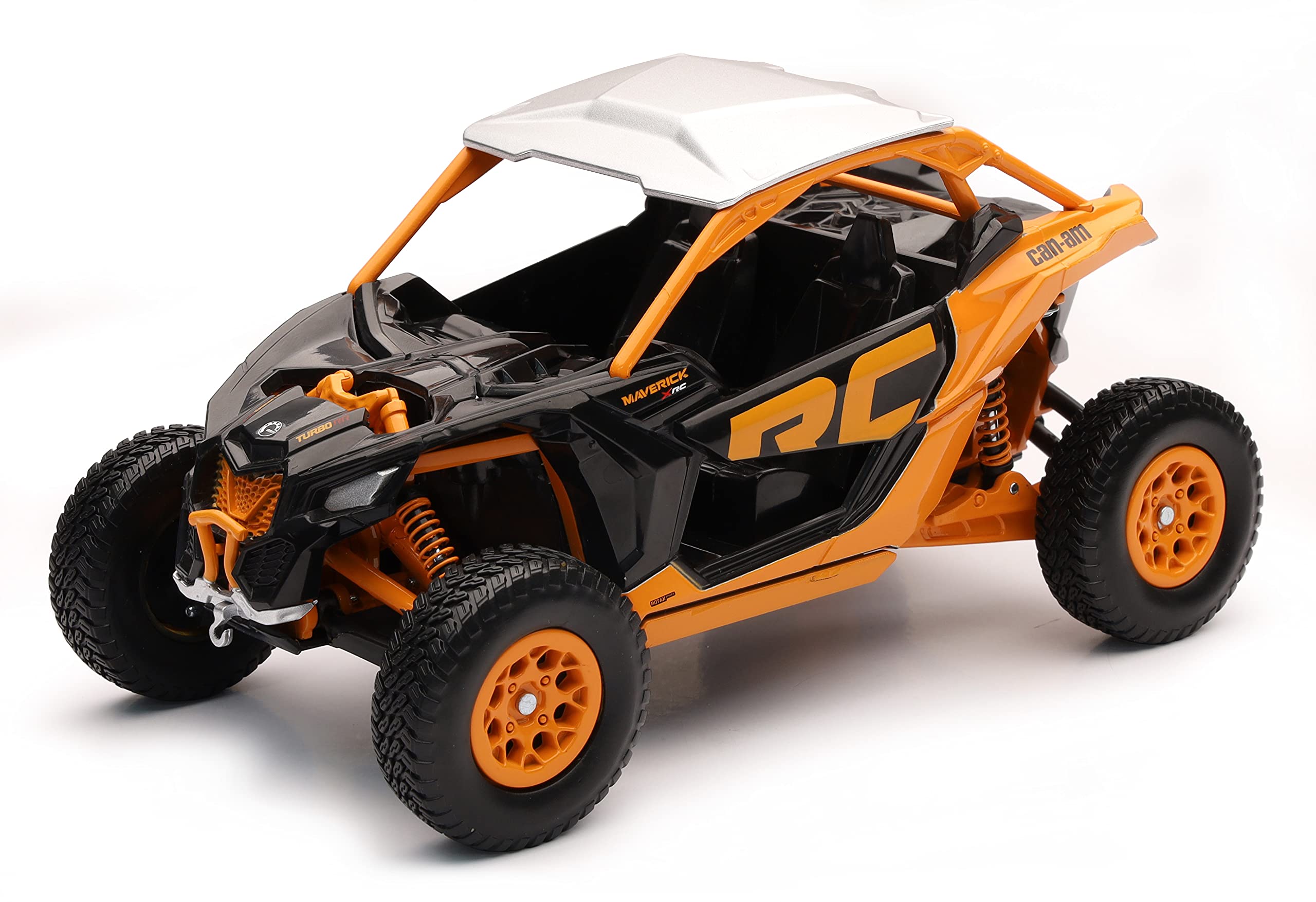 New-Ray Toys 1:18 Scale Can Am Maverick X3 XRC Turbo (Orange Crush),Orange/Black